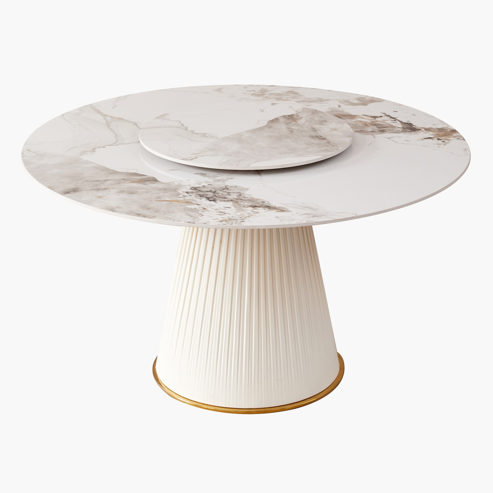 Carmella Pearl Round 6-Seater Sintered Stone Dining Set-hbxfurniture-diningtablesandsets-diningsets-sixseater-image-18