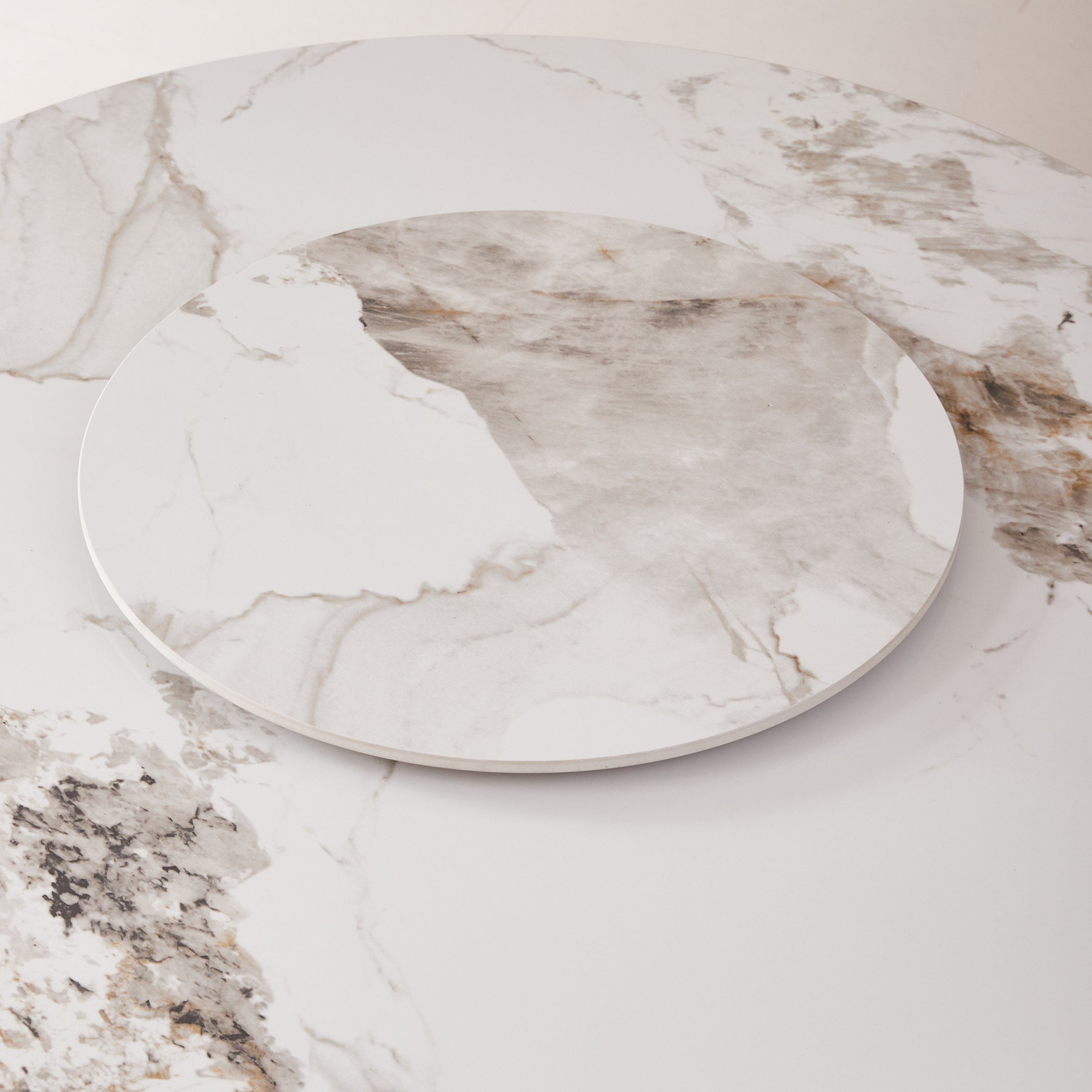 Carmella Pearl Round 6-Seater Sintered Stone Dining Set-hbxfurniture-diningtablesandsets-diningsets-sixseater-image-6