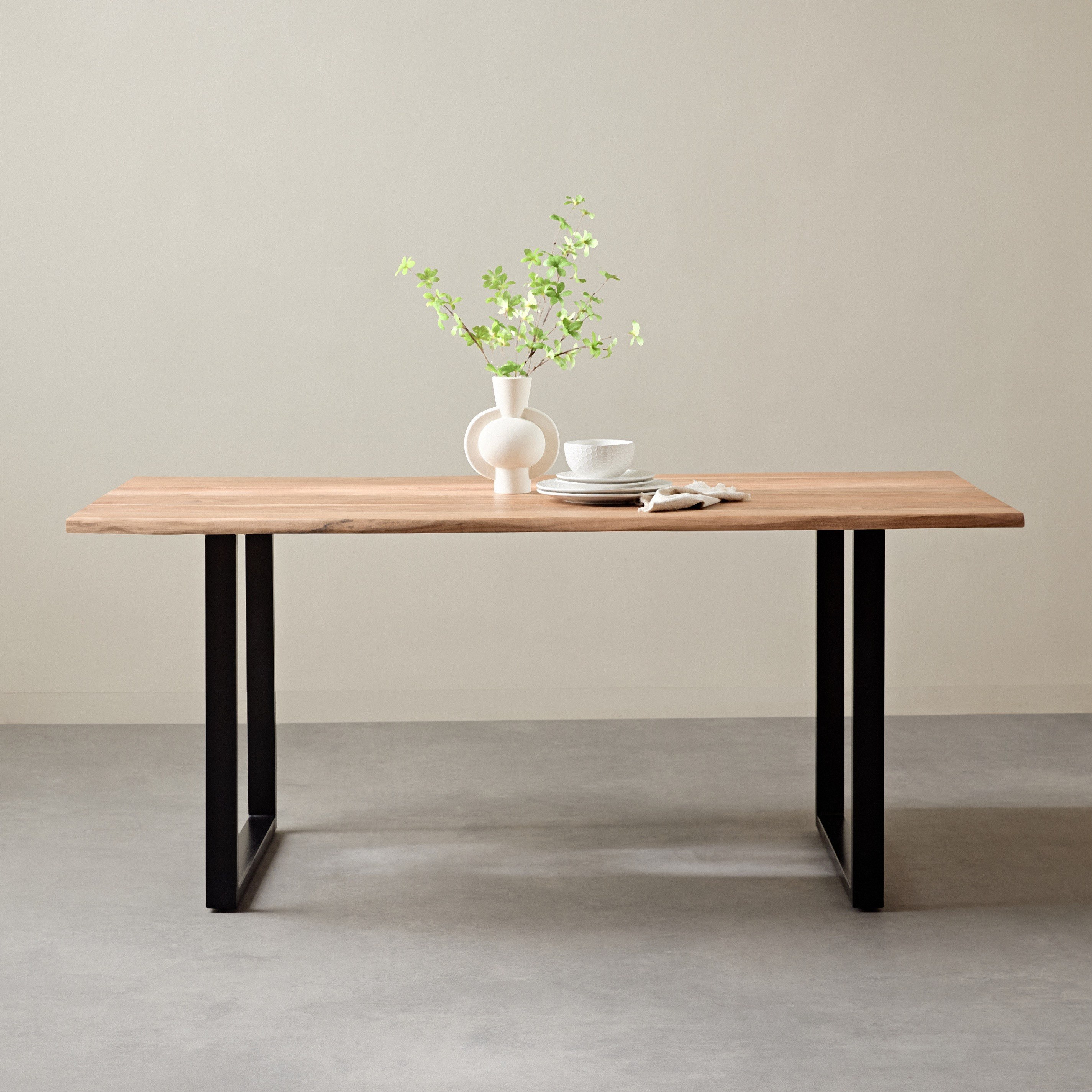 Vendra Costa Roma 6-Seater Solid Wood Dining Set-hbxfurniture-diningtablesandsets-diningsets-sixseater-image-3