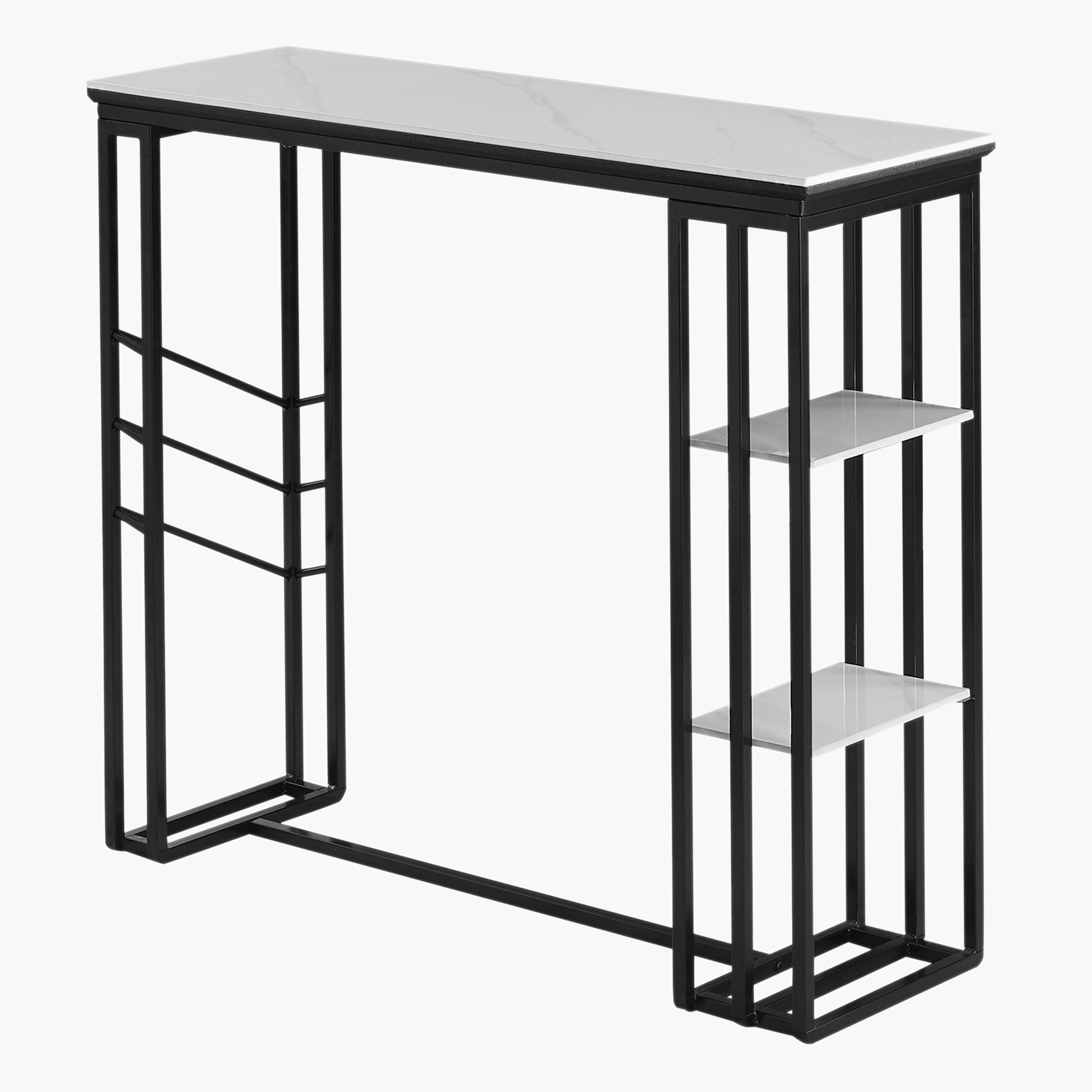 Delmar Barcelona 4-Seater Sintered Stone Bar Table Set-hbxdiningroom-diningtablesandsets-diningsets-fourseater-image-3