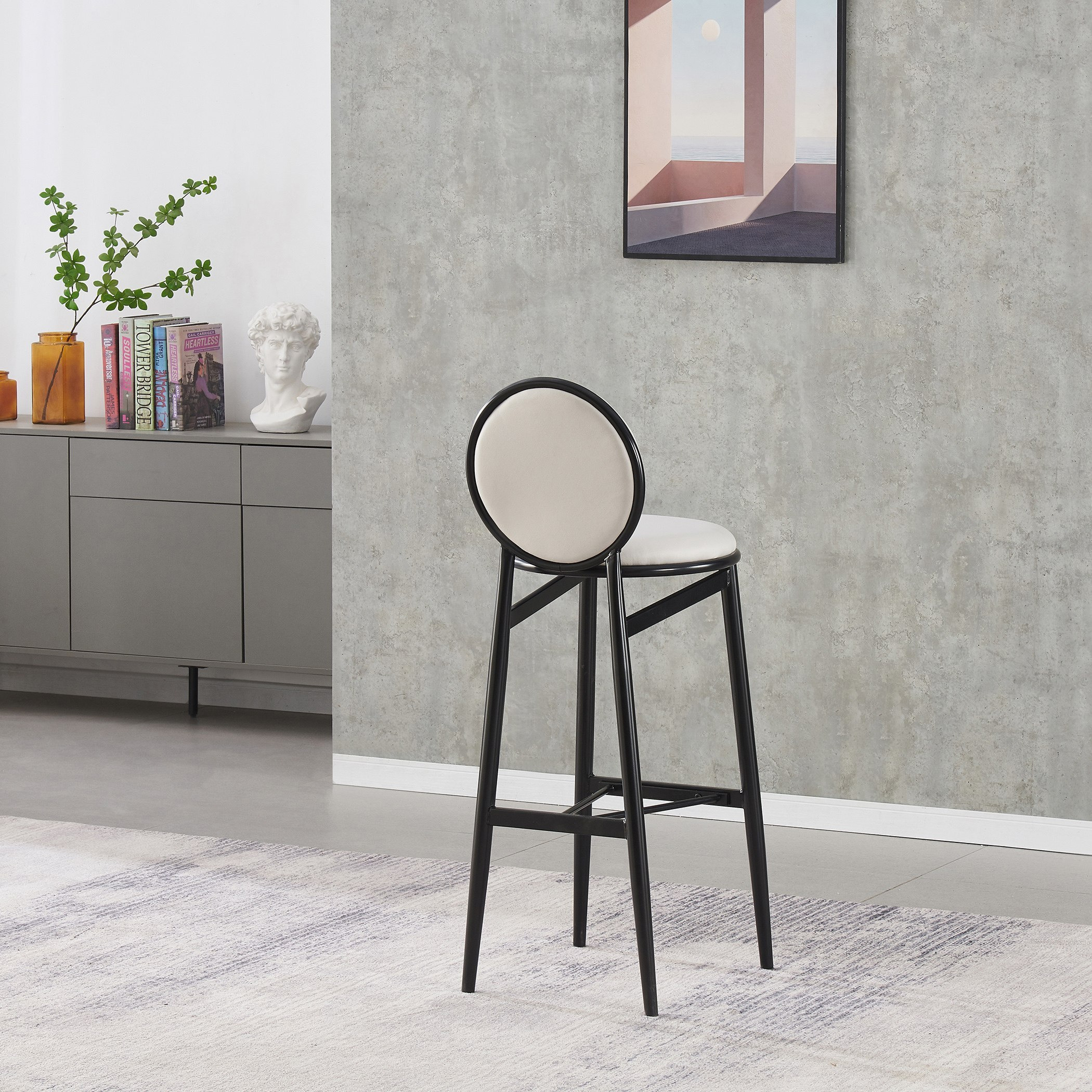 Delmar Small 4-Seater Sintered Stone Bar Table Set-hbxdiningroom-diningtablesandsets-diningsets-fourseater-image-5