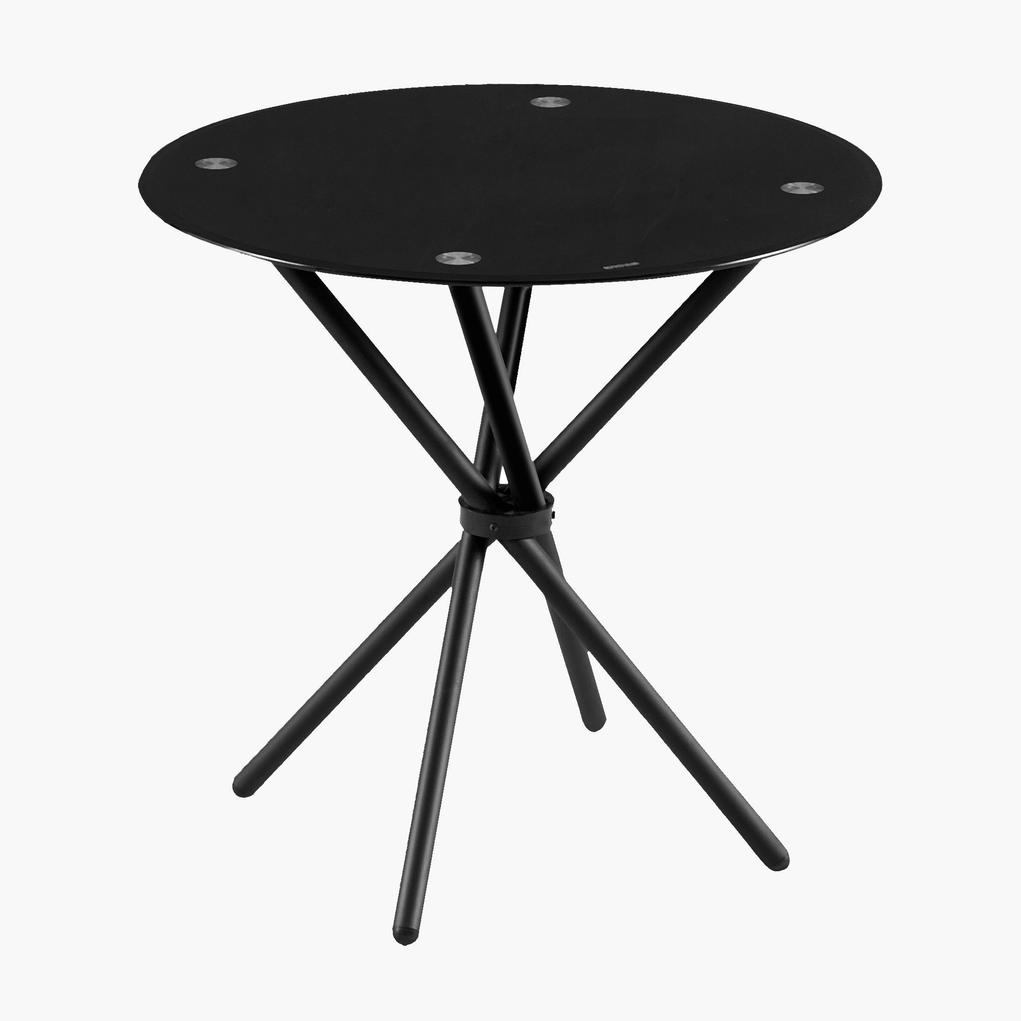 Movo Goblet Finland 2-Seater Round Glass Top Dining Set-hbxfurniture-diningtablesandsets-diningsets-twoseater-image-4