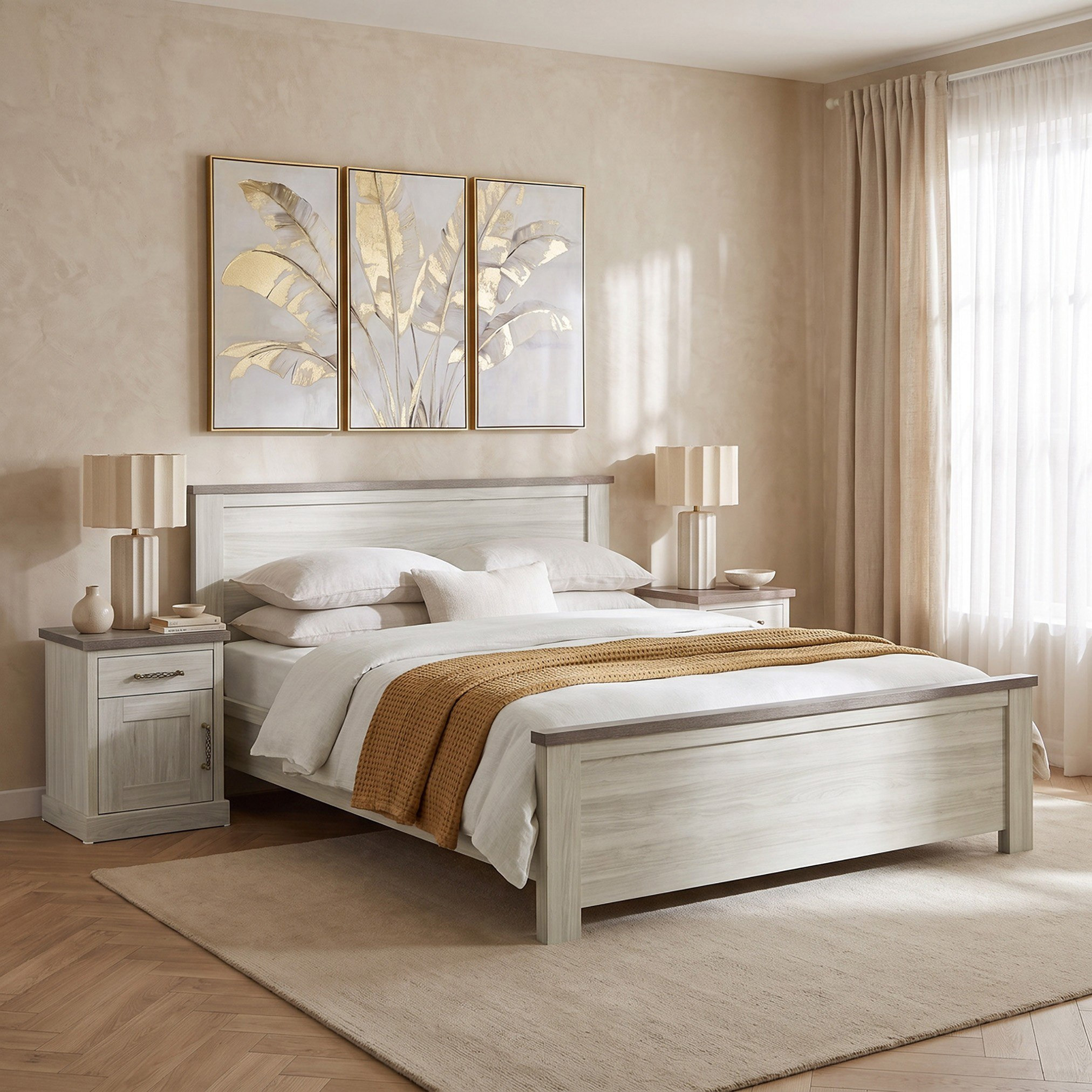 طقم غرفة نوم سوبر كينج 3 قطع من أنجيلك-hbxbedroom-bedsandbedsets-bedroomsets-superking-image-1