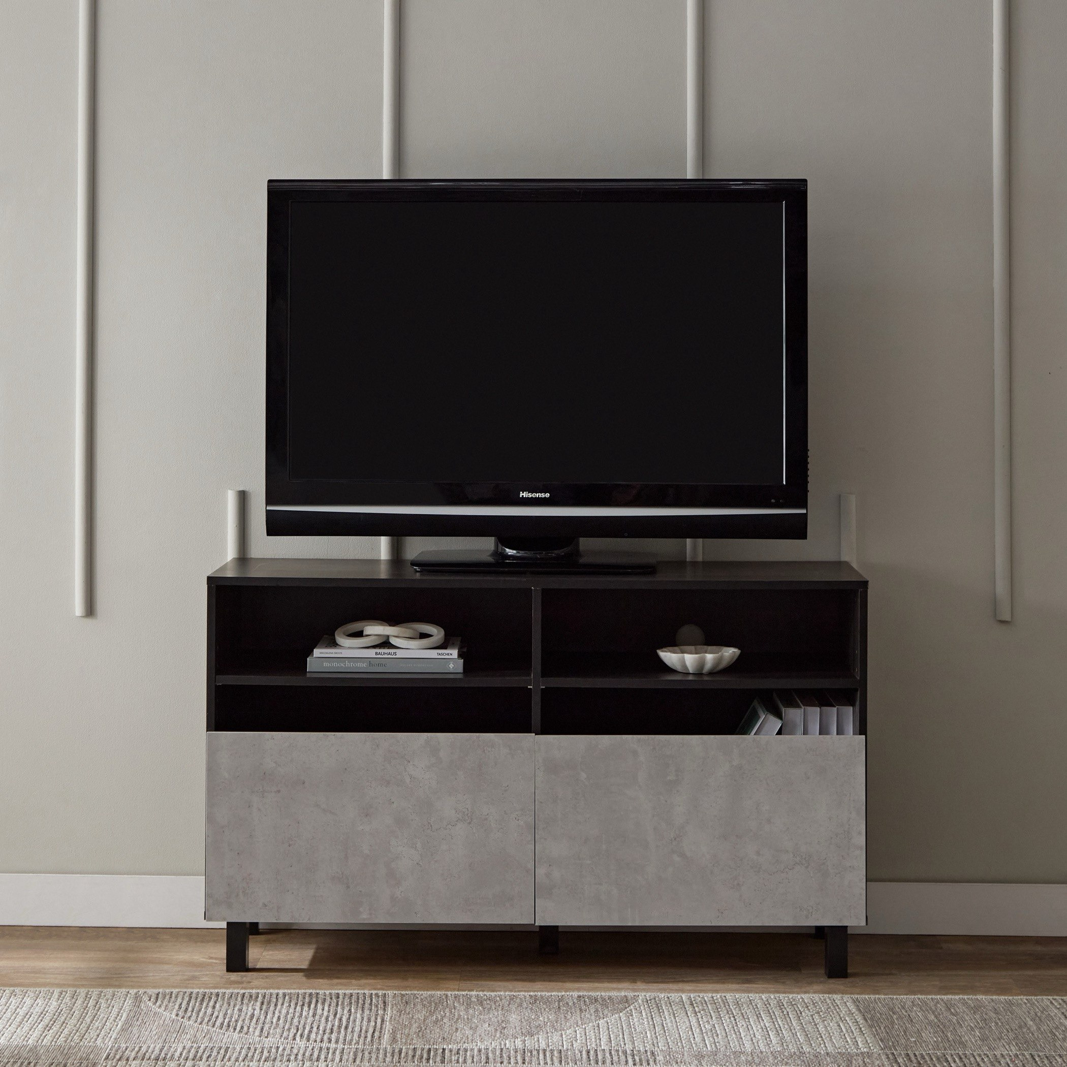وحدة تلفزيون مرتفعة 1.2 متر بباب للأجهزة حتى 50 بوصة من موفو فيغاس-hbxlivingroom-mediaunitsandstorage-tvunits-image-3