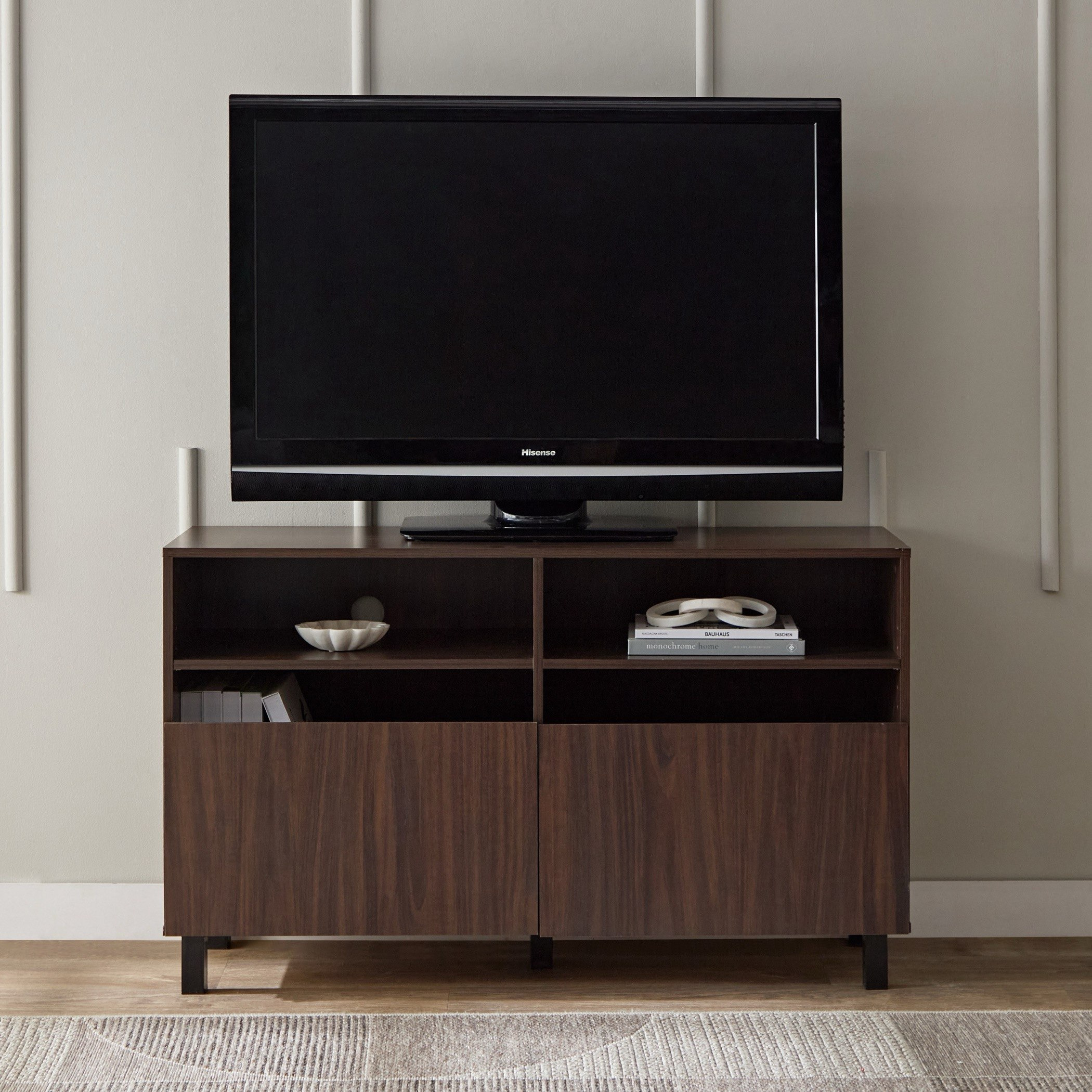 وحدة تلفزيون مرتفعة 1.2 متر بباب للأجهزة حتى 50 بوصة من موفو فيغاس-hbxlivingroom-mediaunitsandstorage-tvunits-image-3
