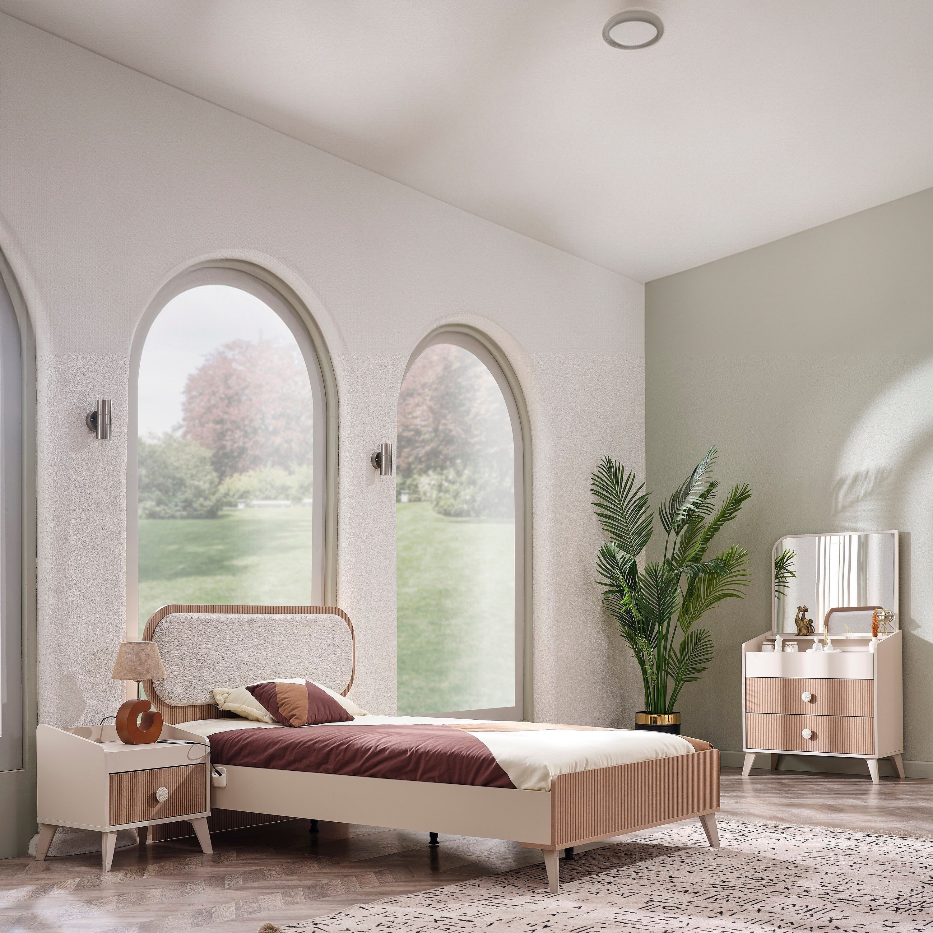 Kingslay 4-Piece Twin Kids Smart Bedroom Package-hbxfurniture-kidsroom-kidsroomsets-twin-image-1