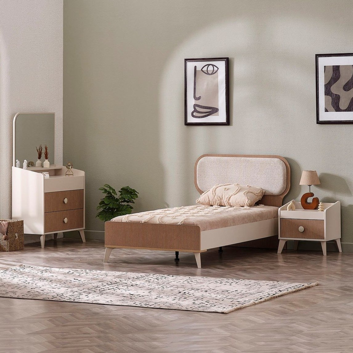 Kingslay 4-Piece Twin Kids Smart Bedroom Package-hbxfurniture-kidsroom-kidsroomsets-twin-image-2
