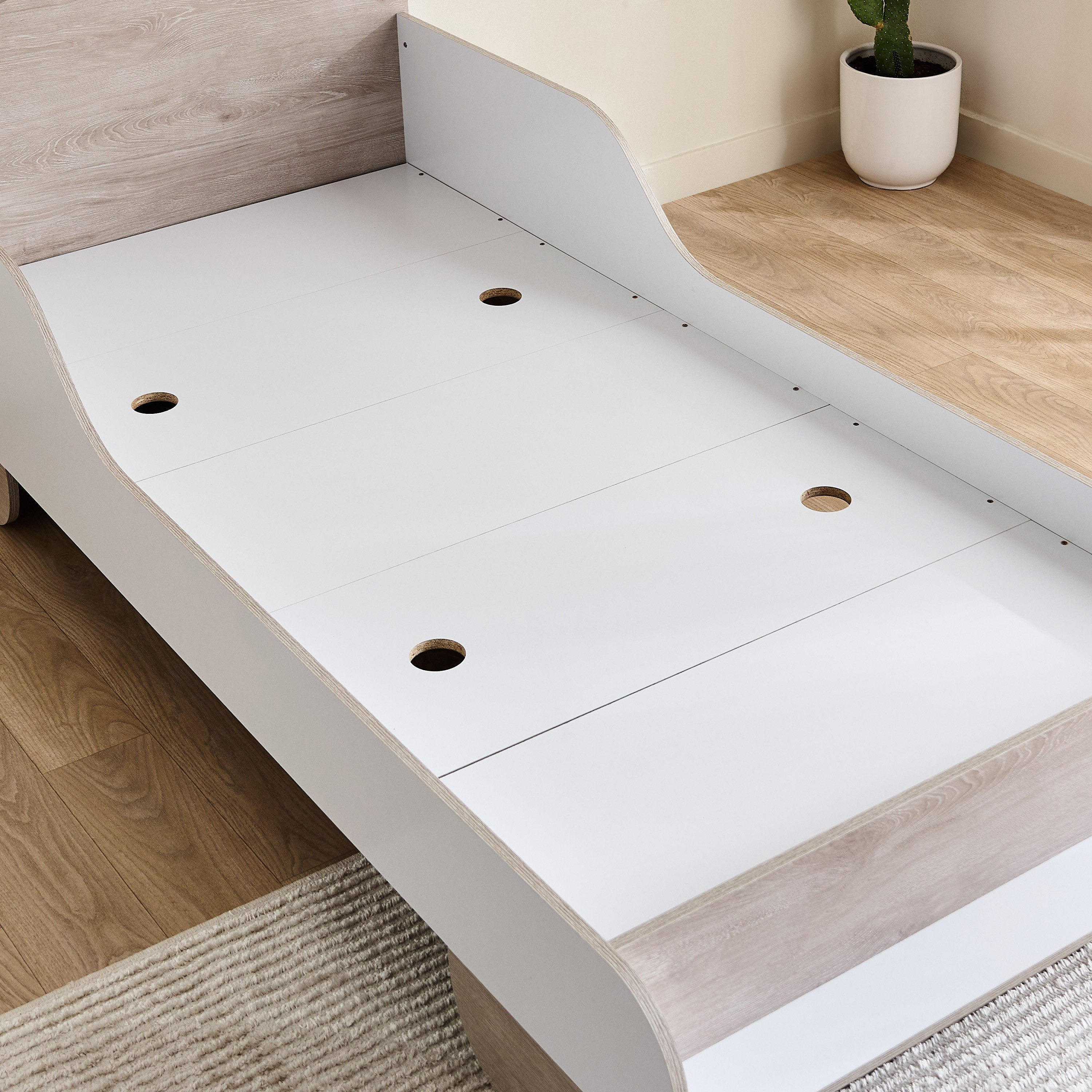 Ivory Halmstad 3-Piece Kids Car Single Bedroom Package-hbxkidsandyouth-bedsandbedsets-bedroomsets-single-image-7