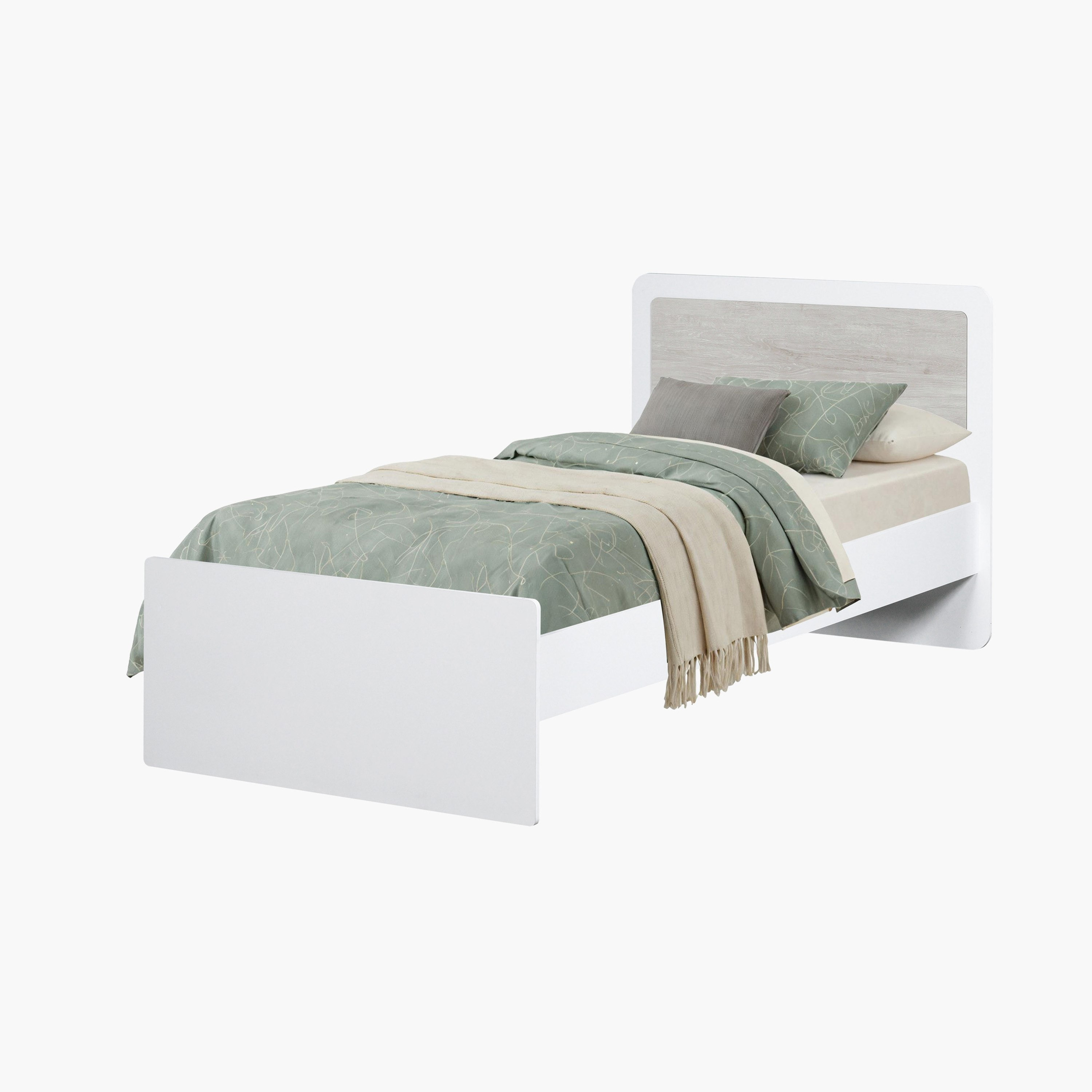 Ivory 3-Piece Kids Single Bedroom Package-hbxkidsandyouth-bedsandbedsets-bedroomsets-single-image-3