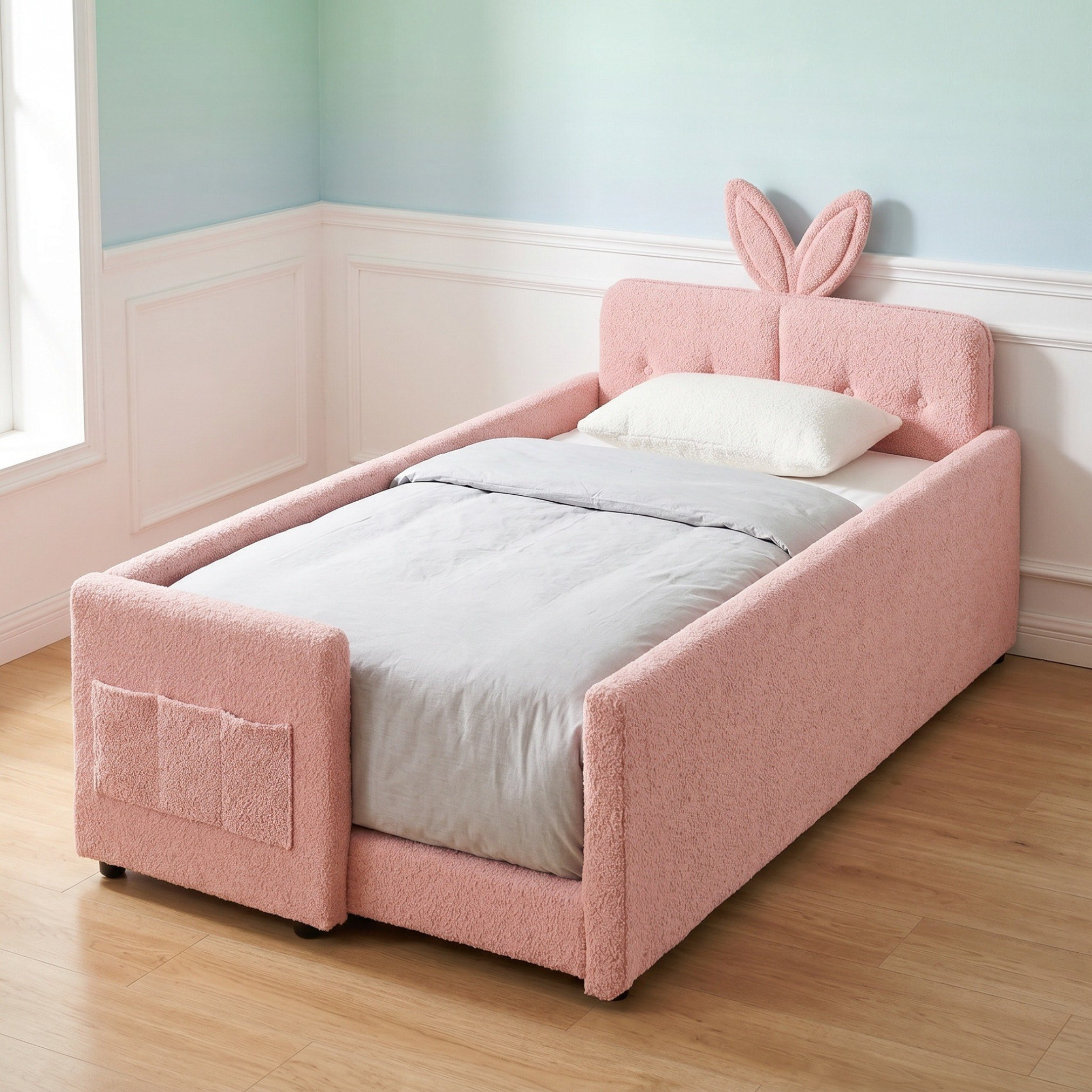 Ivory Petal 3-Piece Kids Single Bedroom Package-hbxkidsandyouth-bedsandbedsets-bedroomsets-single-image-3