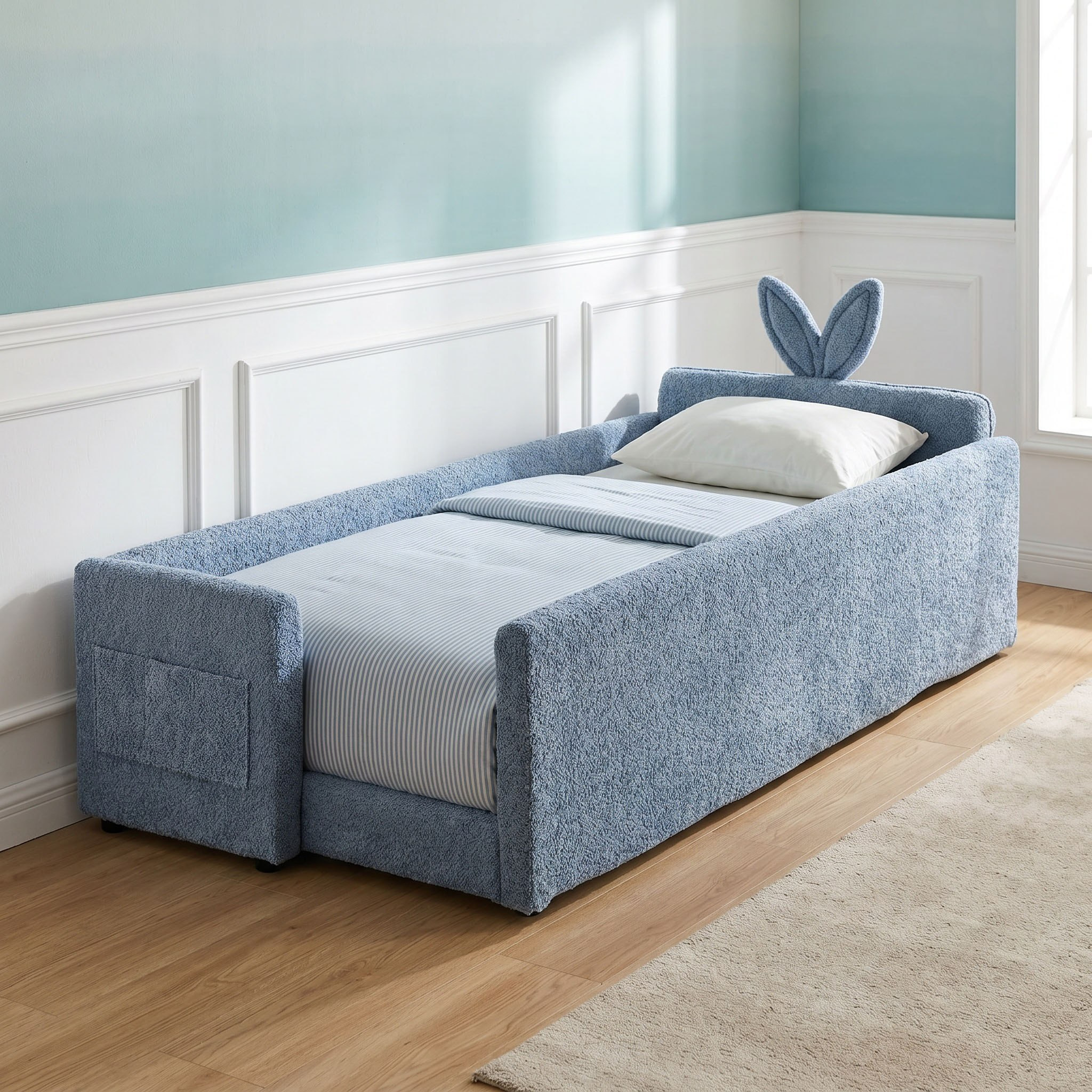 Ivory Petal 3-Piece Kids Single Bedroom Package-hbxkidsandyouth-bedsandbedsets-bedroomsets-single-image-2