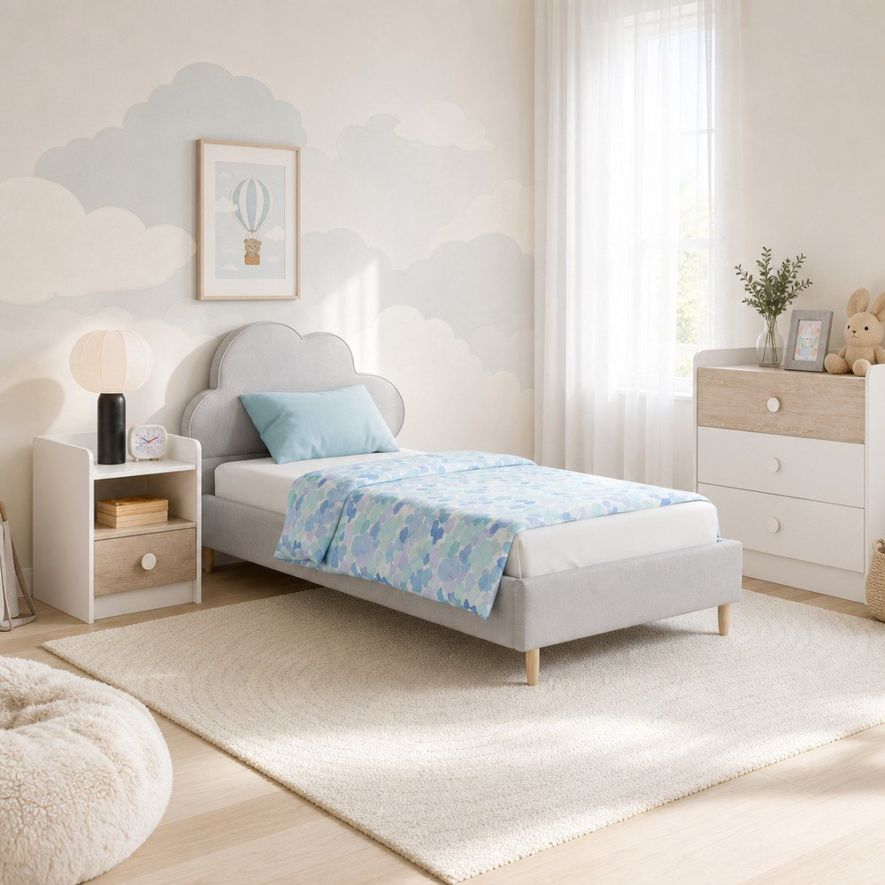 Ivory Nimbus 3-Piece Kids Single Bedroom Package-hbxkidsandyouth-bedsandbedsets-bedroomsets-single-image-1