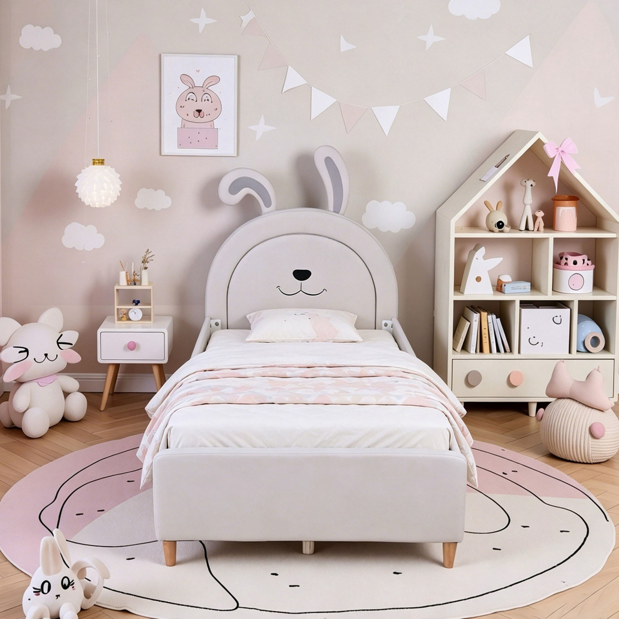 Ivory Skippy 3-Piece Single Kids Bedroom Package-hbxkidsandyouth-bedsandbedsets-bedroomsets-single-image-4