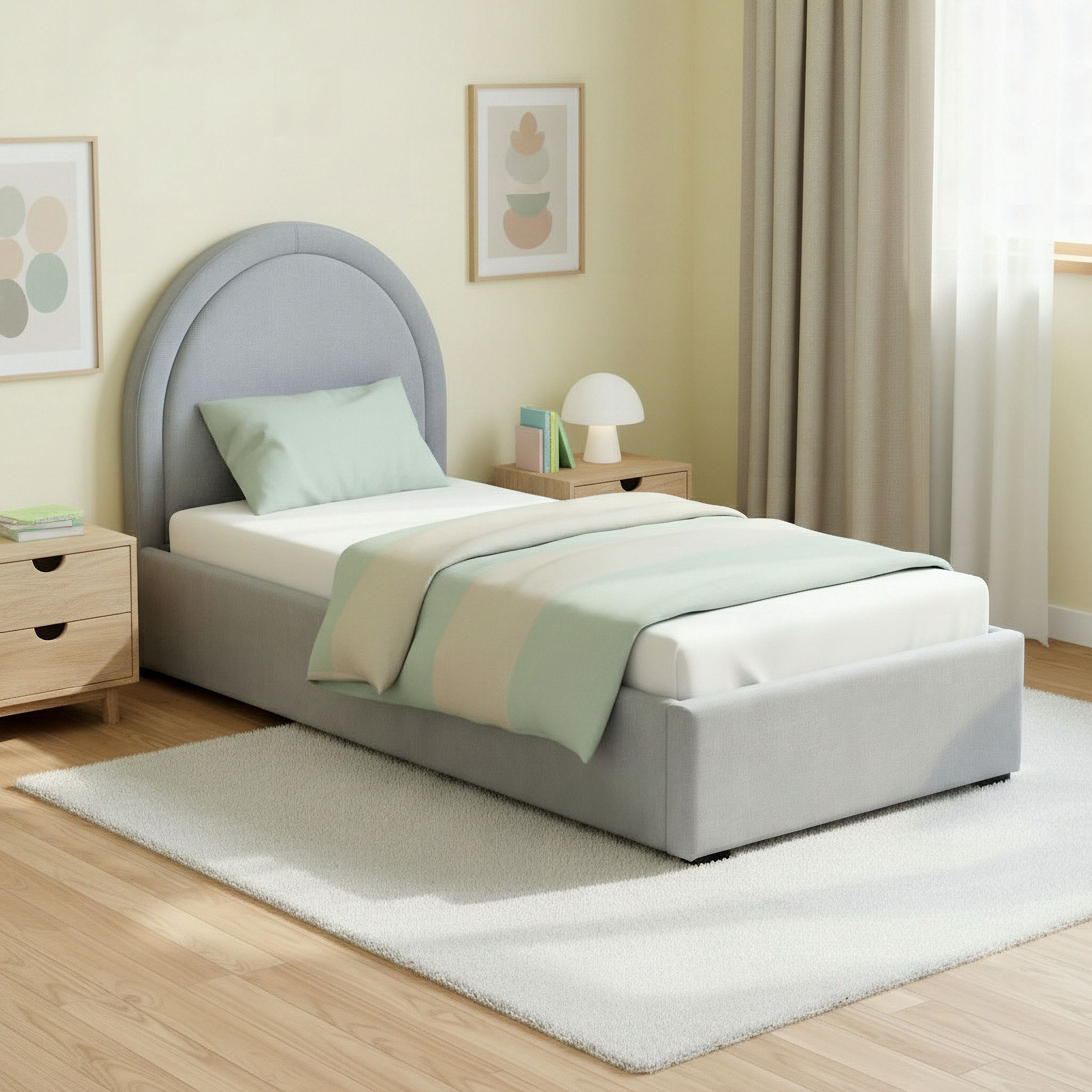 Ivory Luna 3-Piece Single Kids Bedroom Package-hbxkidsandyouth-bedsandbedsets-bedroomsets-single-image-2