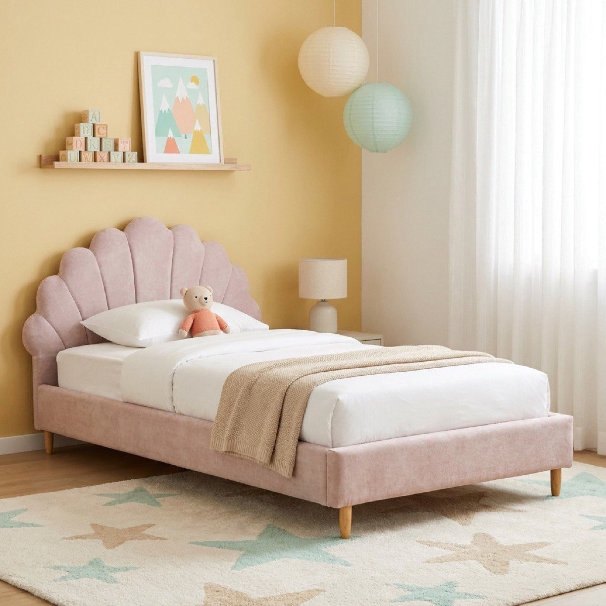 Ivory Bloom 3-Piece Twin Kids Bedroom Package-hbxfurniture-kidsroom-kidsroomsets-twin-image-2