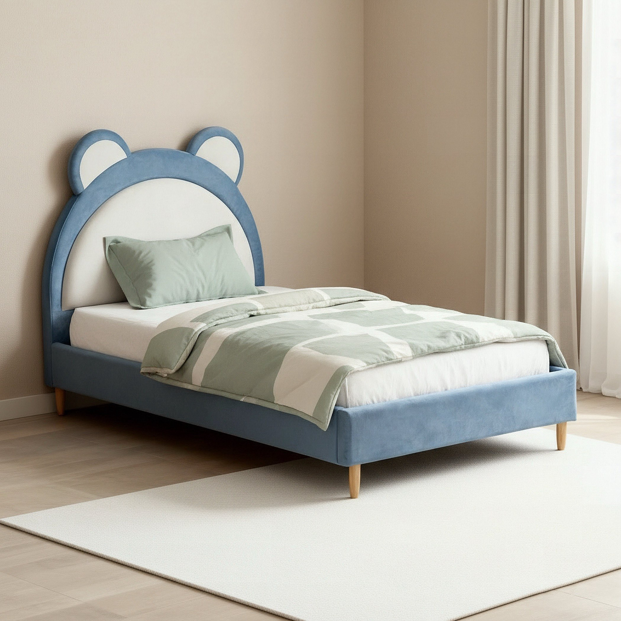 Ivory Aubrey 3-Piece Twin Kids Bedroom Package-hbxfurniture-kidsroom-kidsroomsets-twin-image-2