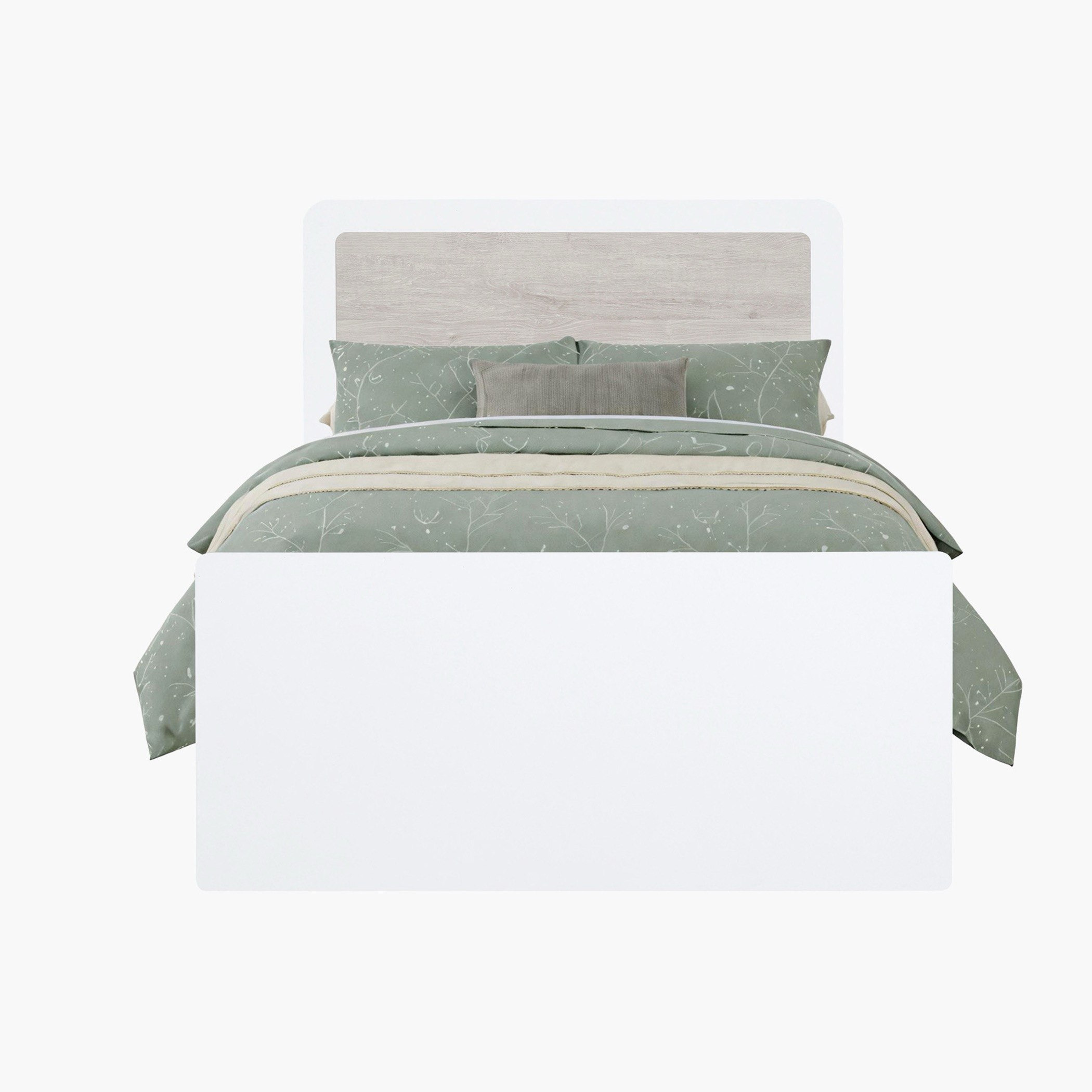 Ivory 4-Piece Single Kids Bed with Trundle Bedroom Package-hbxkidsandyouth-bedsandbedsets-bedroomsets-single-image-4