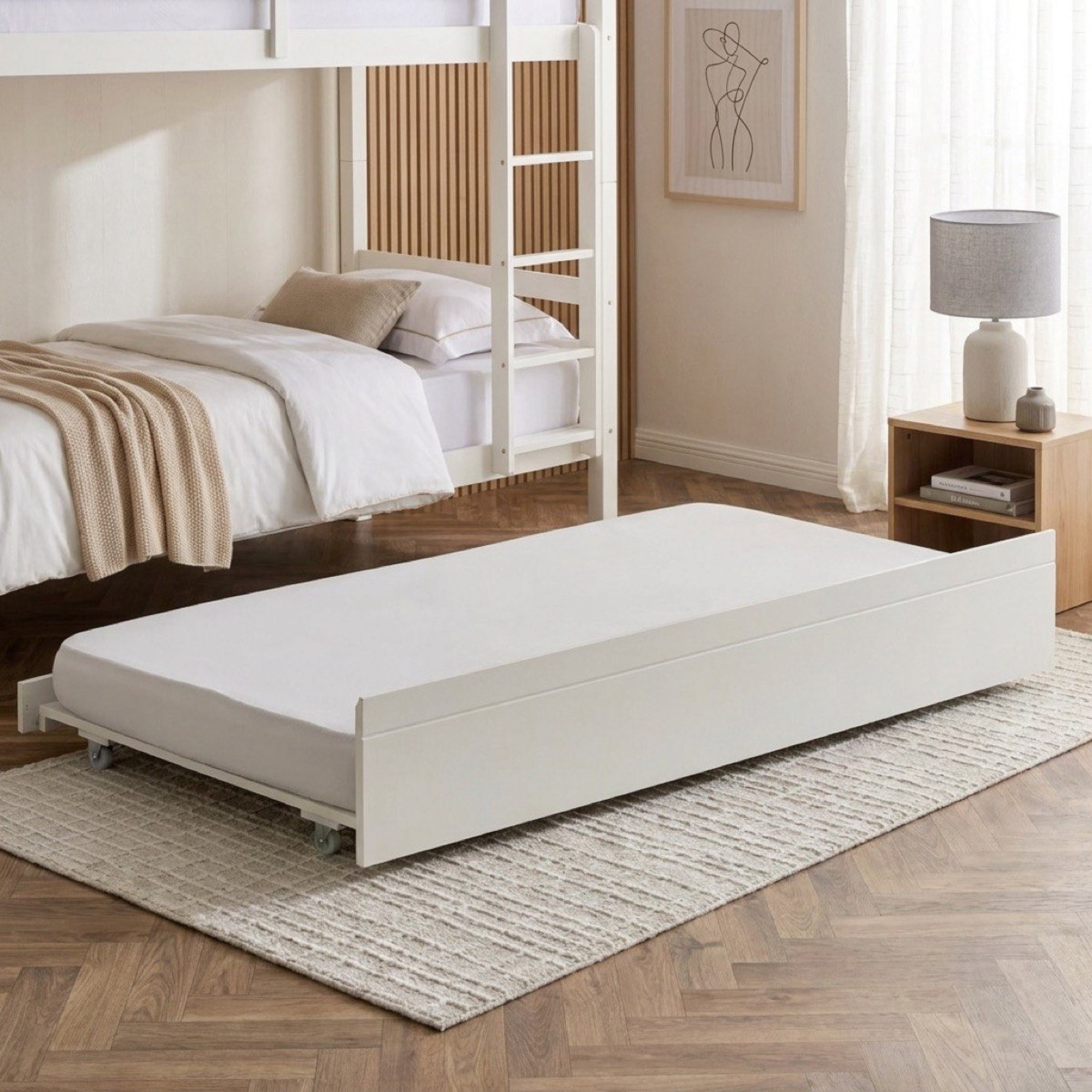 Ivory 4-Piece Twin Kids Storage Headboard Bedroom Package with Trundle-hbxfurniture-kidsroom-kidsroomsets-twin-image-16