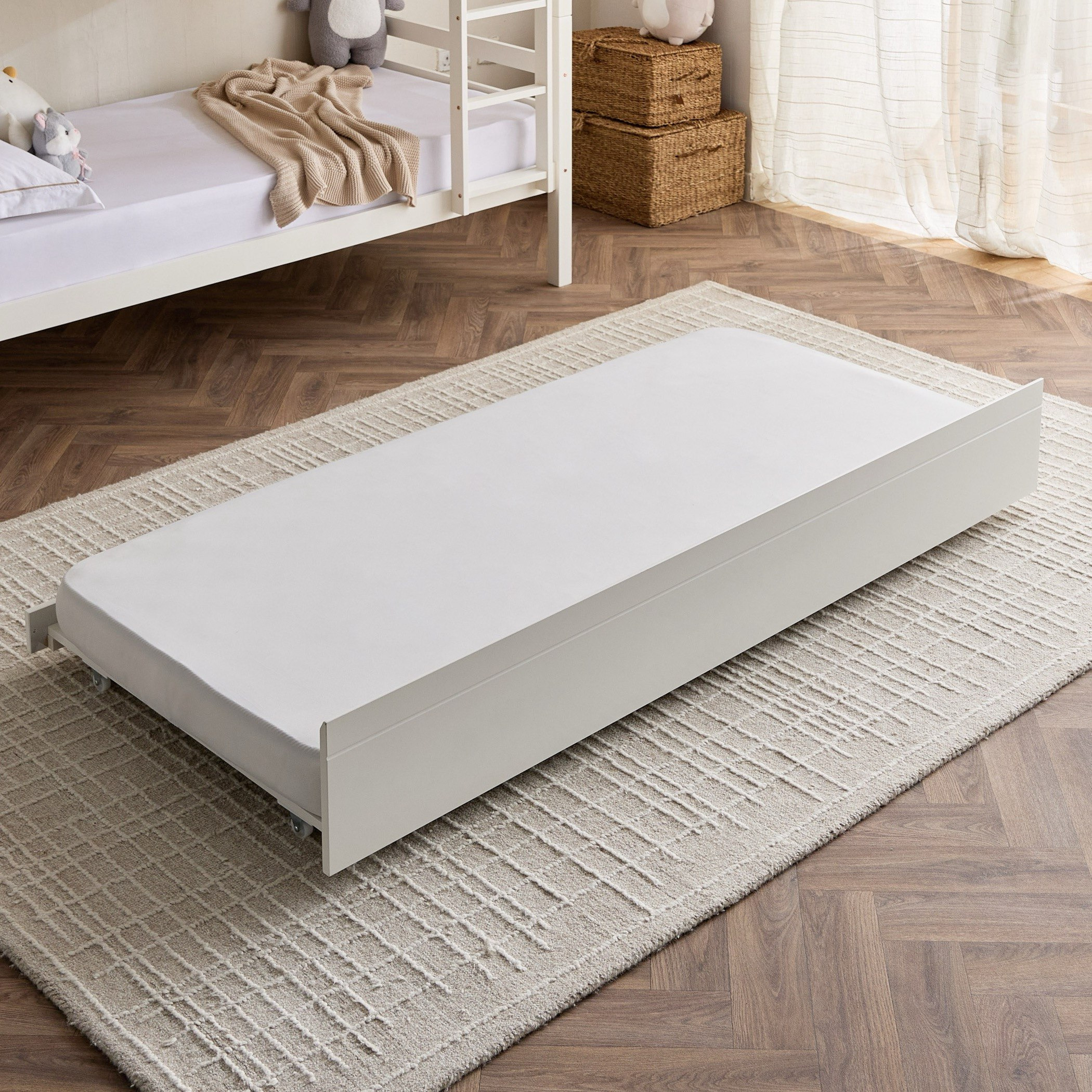 Ivory 4-Piece Twin Kids Storage Headboard Bedroom Package with Trundle-hbxfurniture-kidsroom-kidsroomsets-twin-image-17