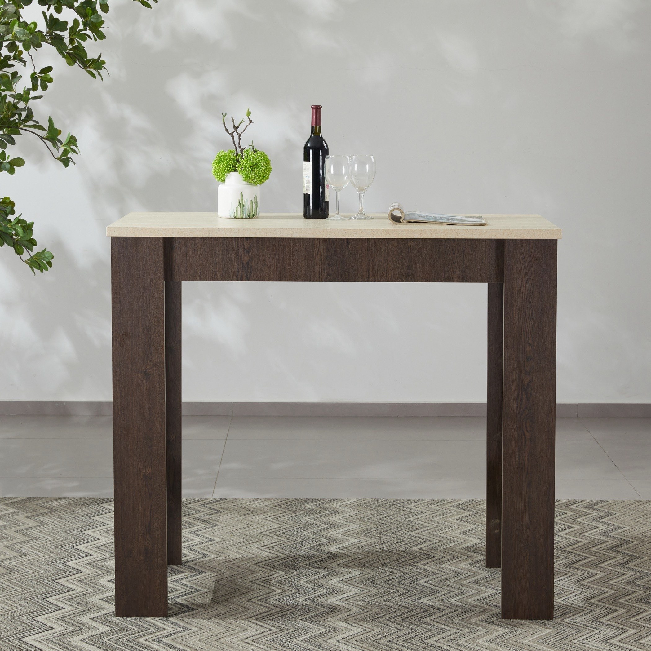 Modulix Nile Nordi 4-Seater Bar Table Dining Set-hbxdiningroom-diningtablesandsets-diningsets-fourseater-image-2