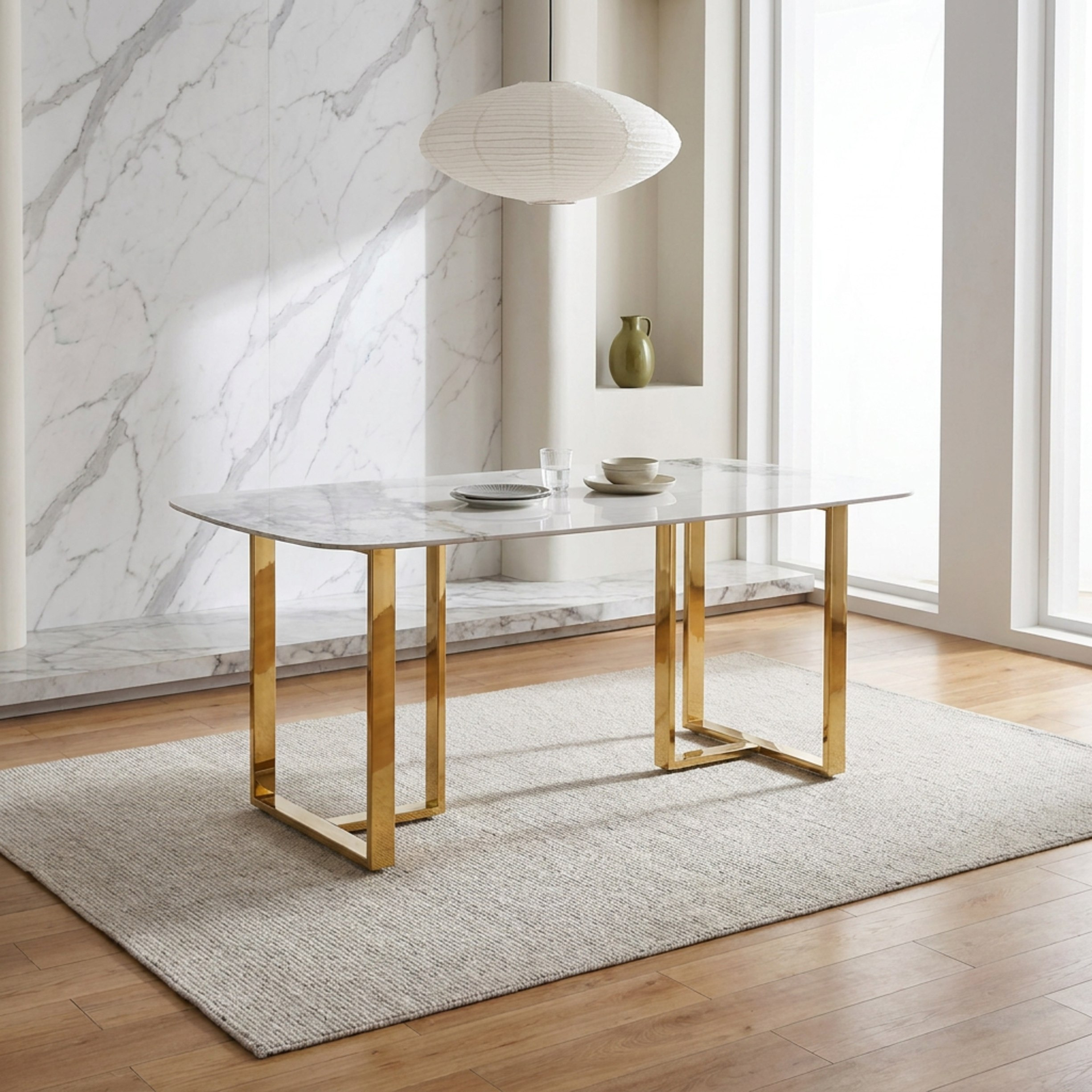 Pearl 6-Seater Sintered Stone Dining Set-hbxfurniture-diningtablesandsets-diningsets-sixseater-image-2