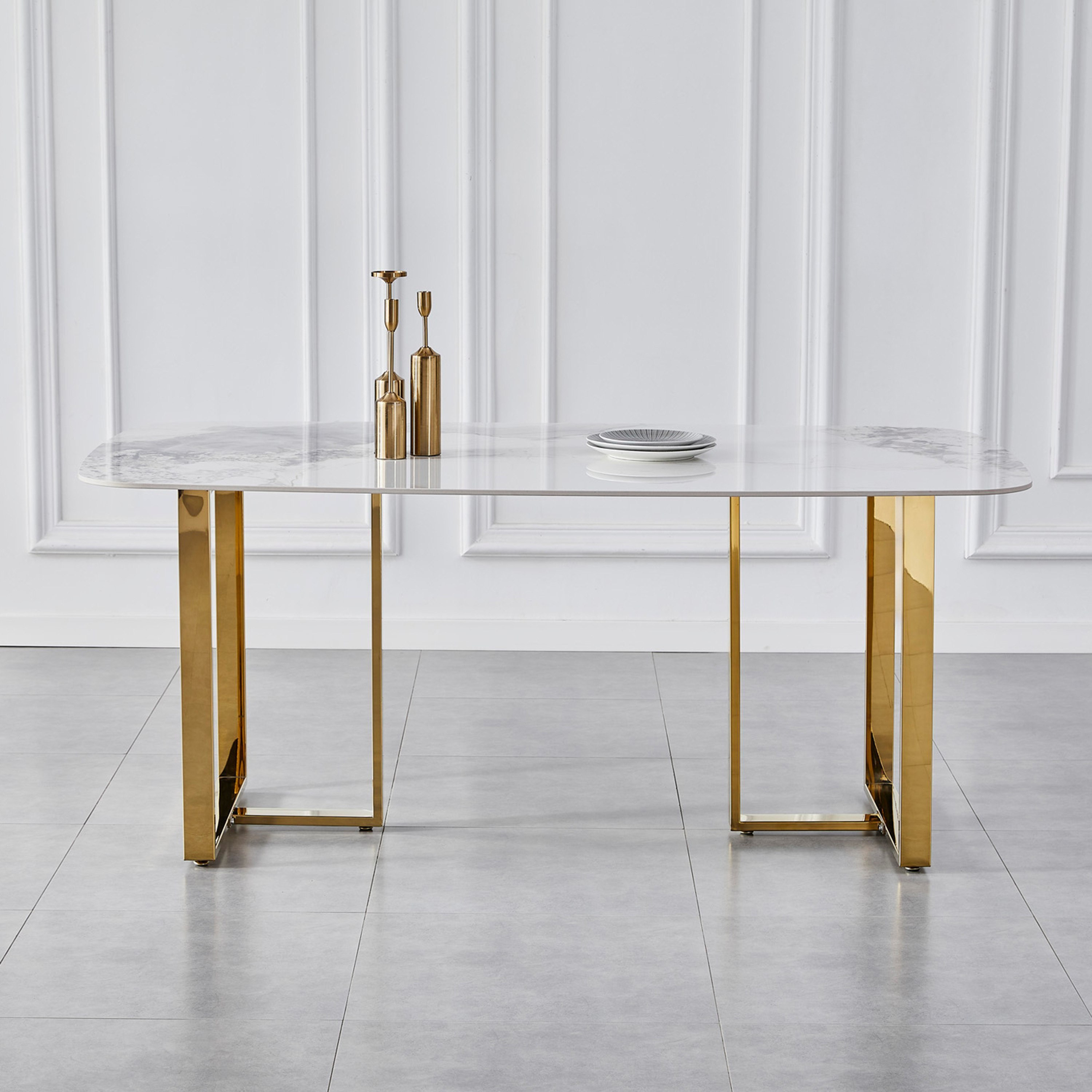 Pearl 6-Seater Sintered Stone Dining Set-hbxfurniture-diningtablesandsets-diningsets-sixseater-image-3