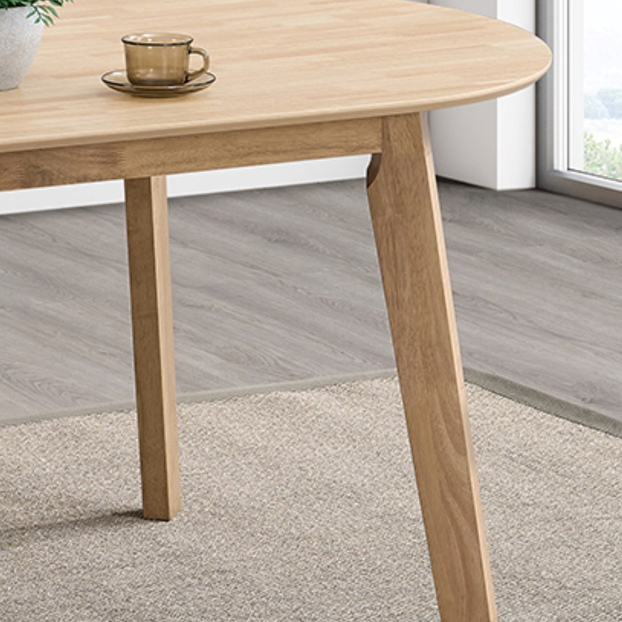 Movo Scandi Caspian 6-Seater Oval Dining Set-hbxfurniture-diningtablesandsets-diningsets-sixseater-image-4