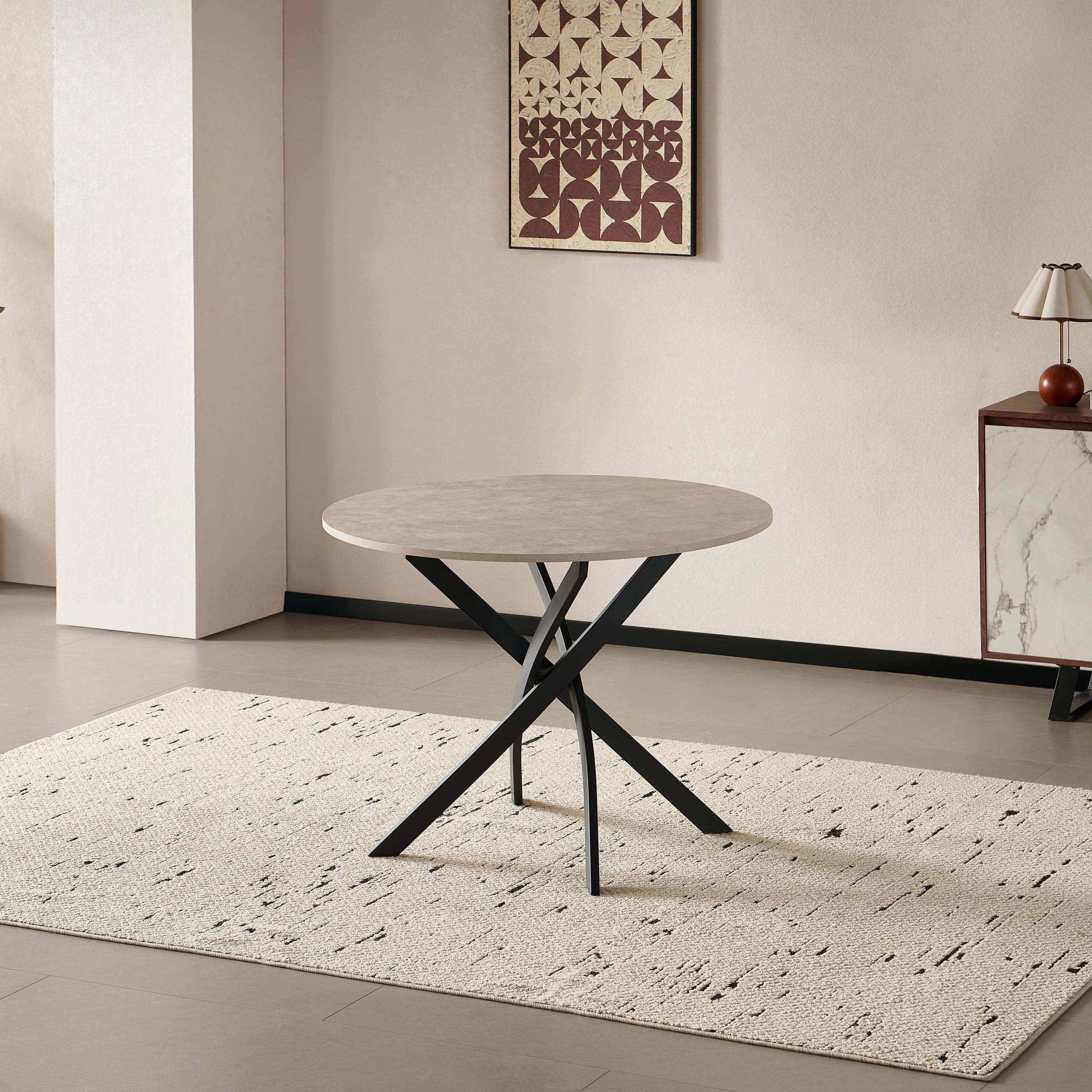 طقم سفرة بسطح مستدير و4 مقاعد من موفو توري أوربان فينلاند-hbxdiningroom-diningtablesandsets-diningsets-fourseater-image-2