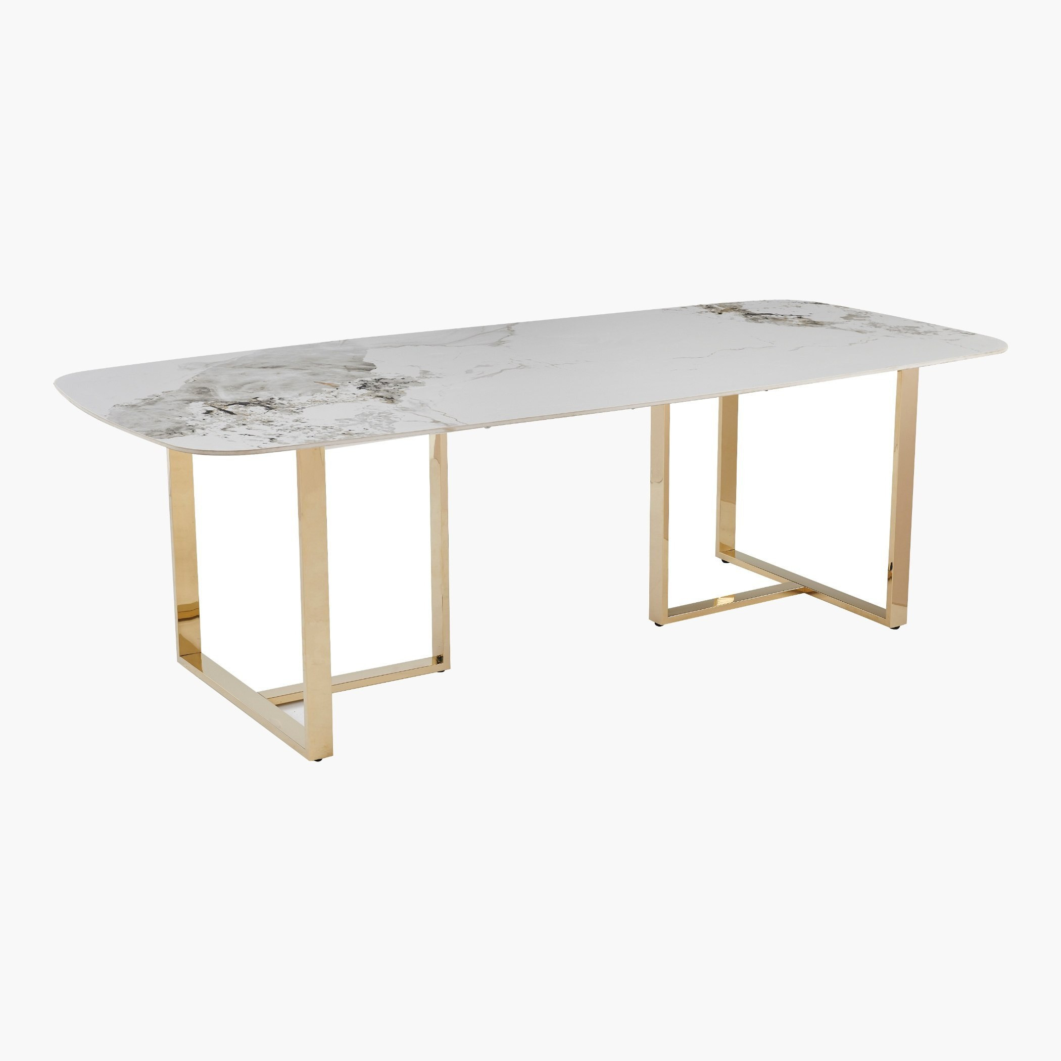 Pearl Crown 8-Seater Sintered Stone Dining Set-hbxfurniture-diningtablesandsets-diningsets-eightseater-image-5