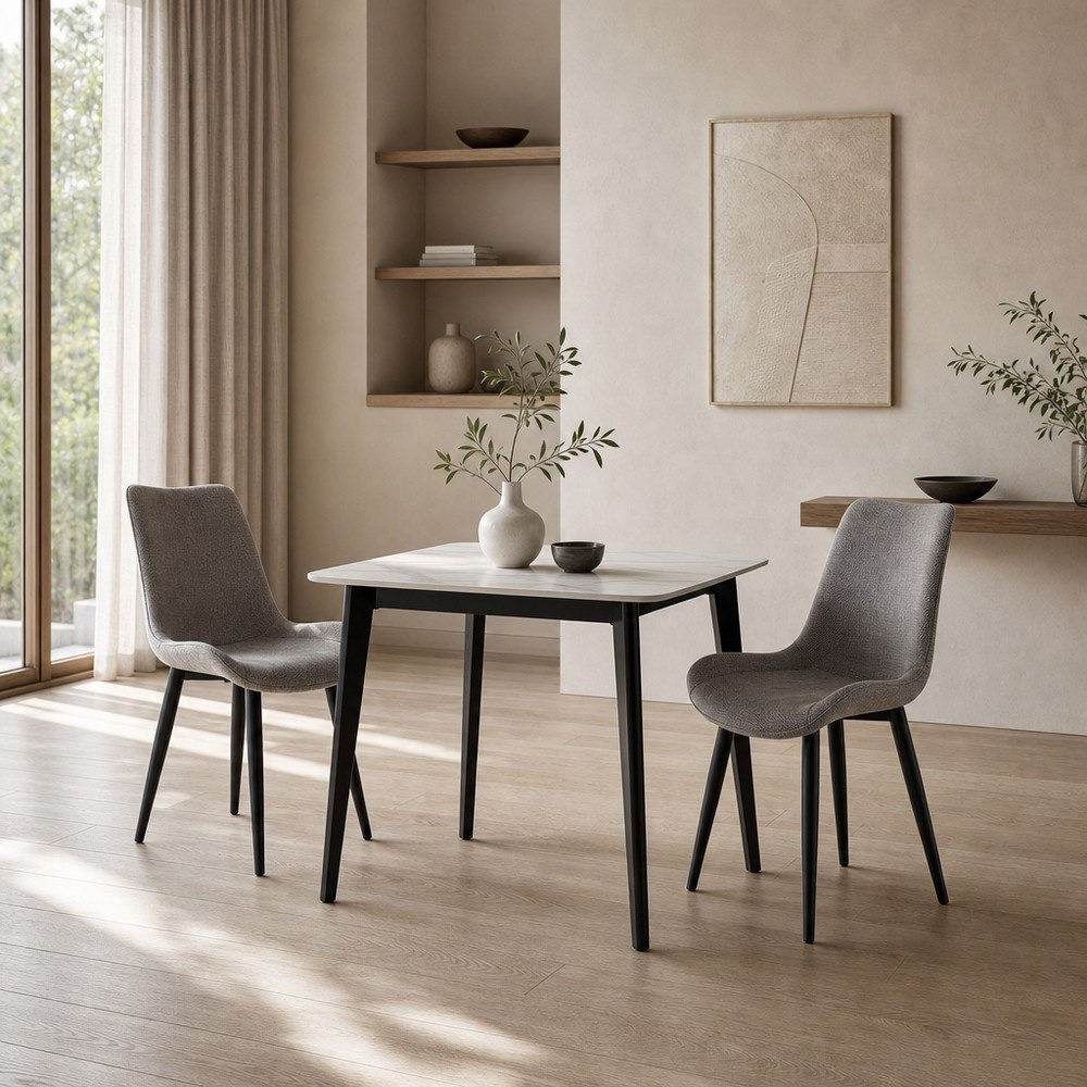 Roma Marwell 2-Seater Sintered Stone Dining Set-hbxfurniture-diningtablesandsets-diningsets-twoseater-image-1