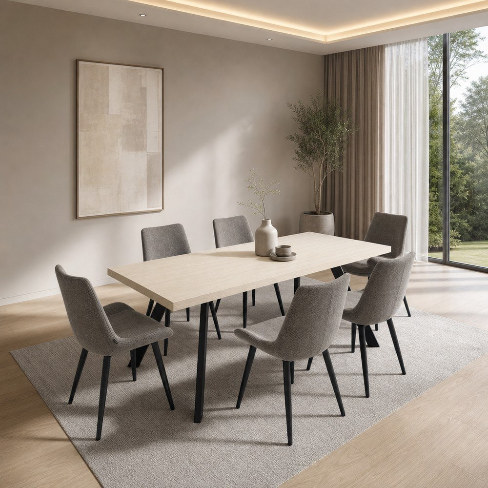 Movo Cathy Roma 6-Seater Dining Set-hbxfurniture-diningtablesandsets-diningsets-sixseater-image-1