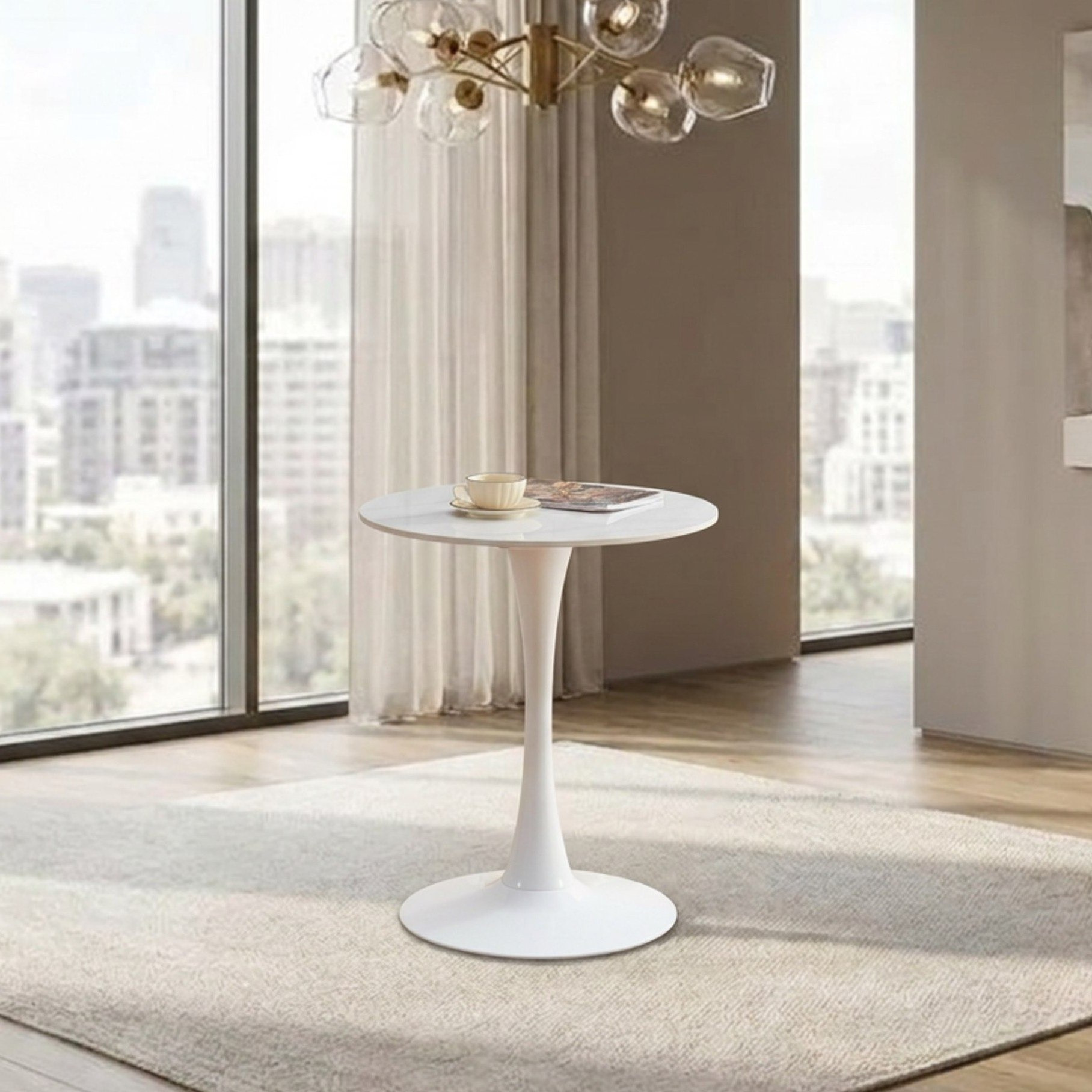 Elvis Compact Hobbs 2-Seater Sintered Stone Round Dining Set-hbxfurniture-diningtablesandsets-diningsets-twoseater-image-2