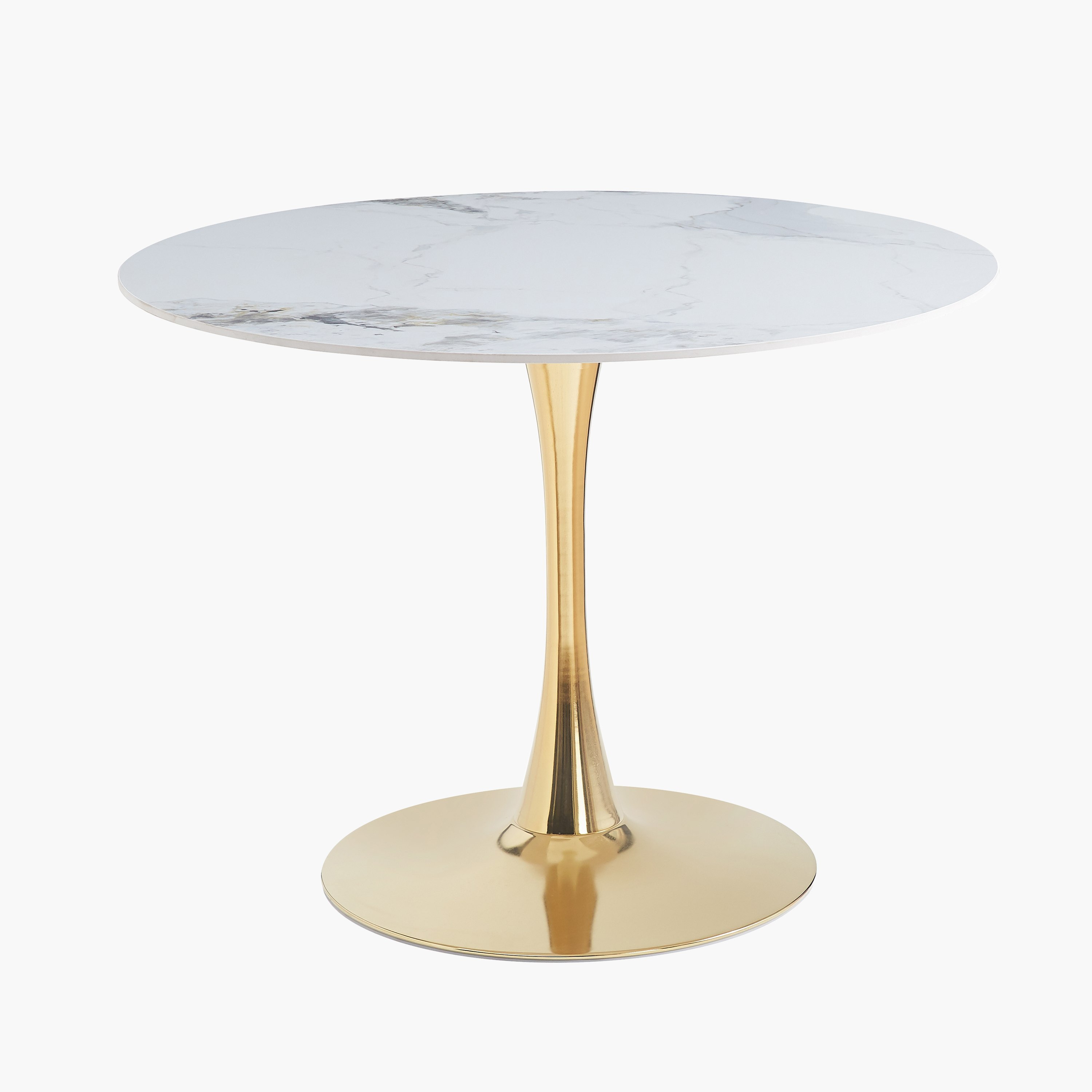 Elvis Crown 4-Seater Sintered Stone Round Dining Set-hbxdiningroom-diningtablesandsets-diningsets-fourseater-image-5