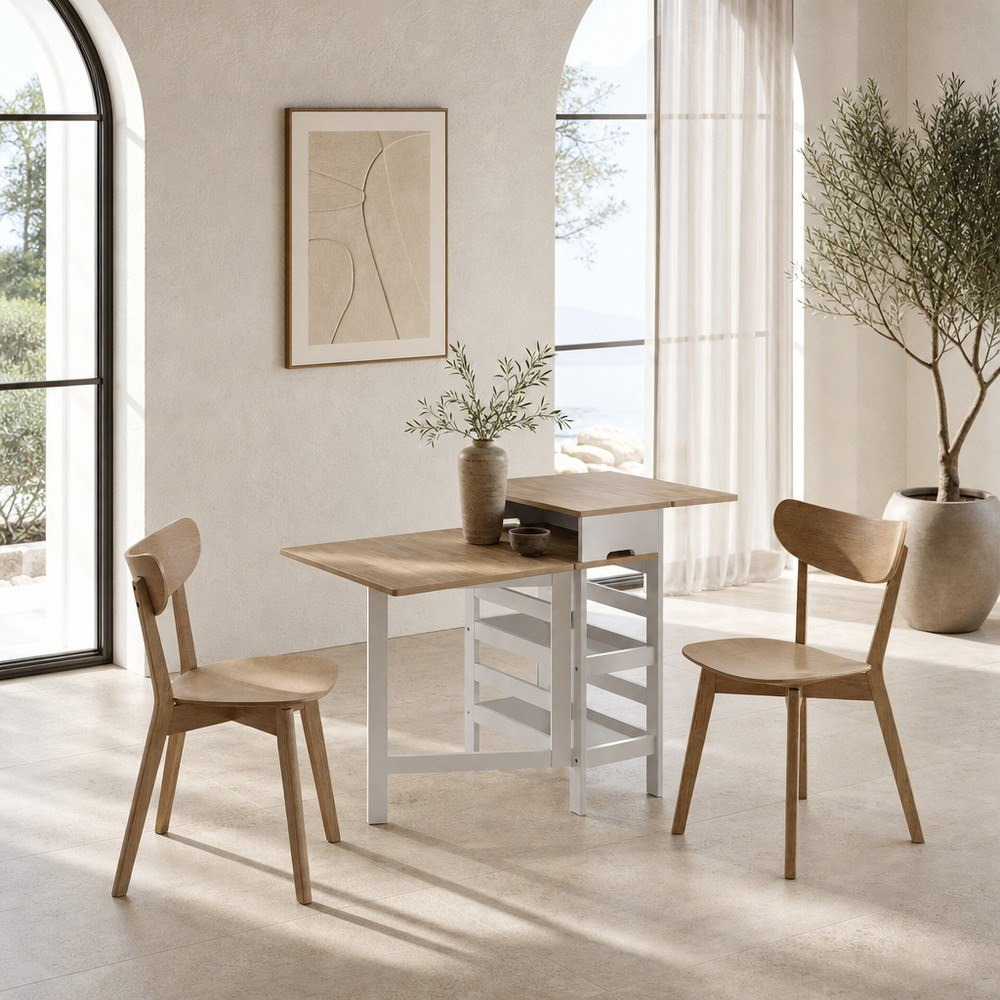 Nesta Luma 2-Seater Foldable Dining Set-hbxfurniture-diningtablesandsets-diningsets-twoseater-image-1