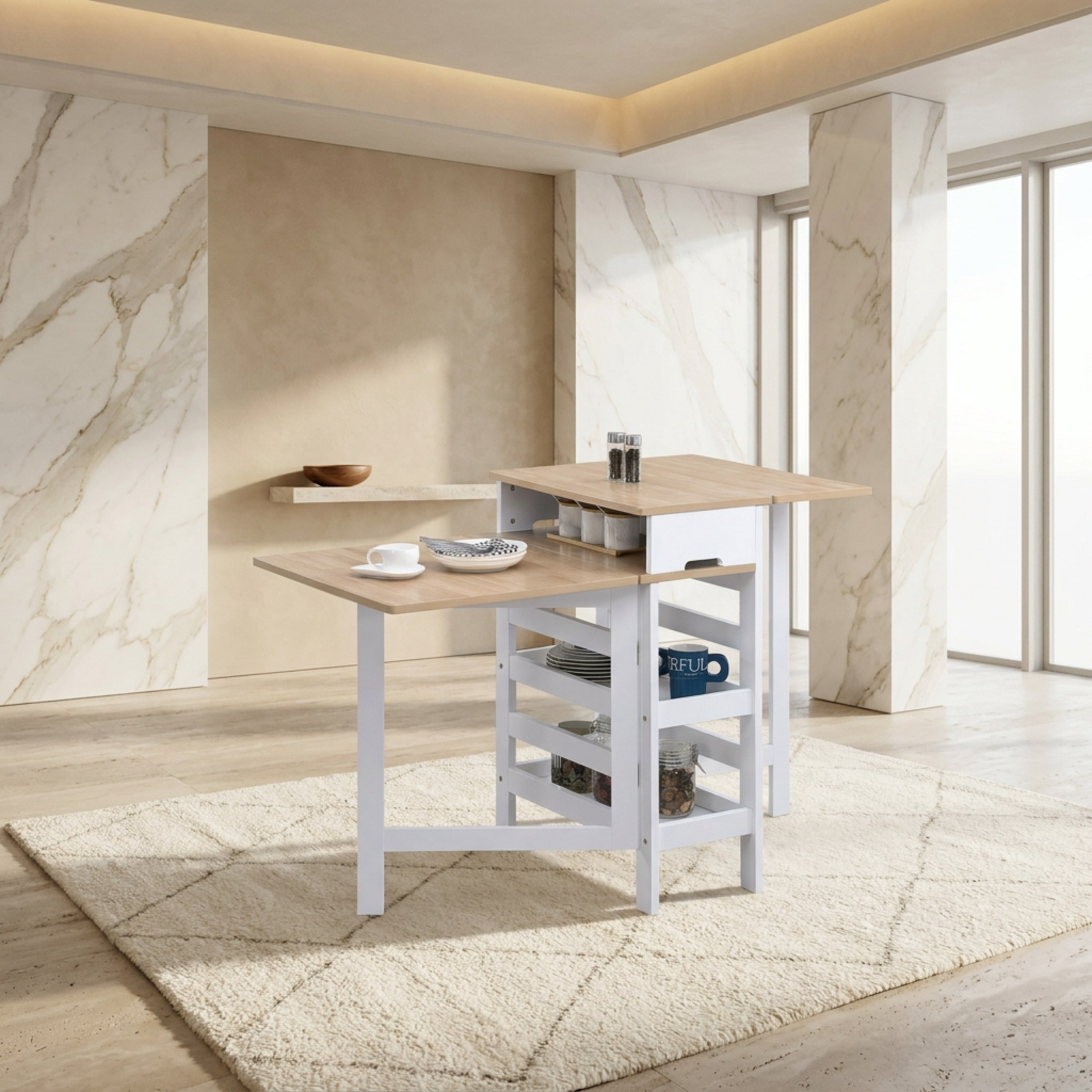 Nesta Luma 2-Seater Foldable Dining Set-hbxfurniture-diningtablesandsets-diningsets-twoseater-image-2