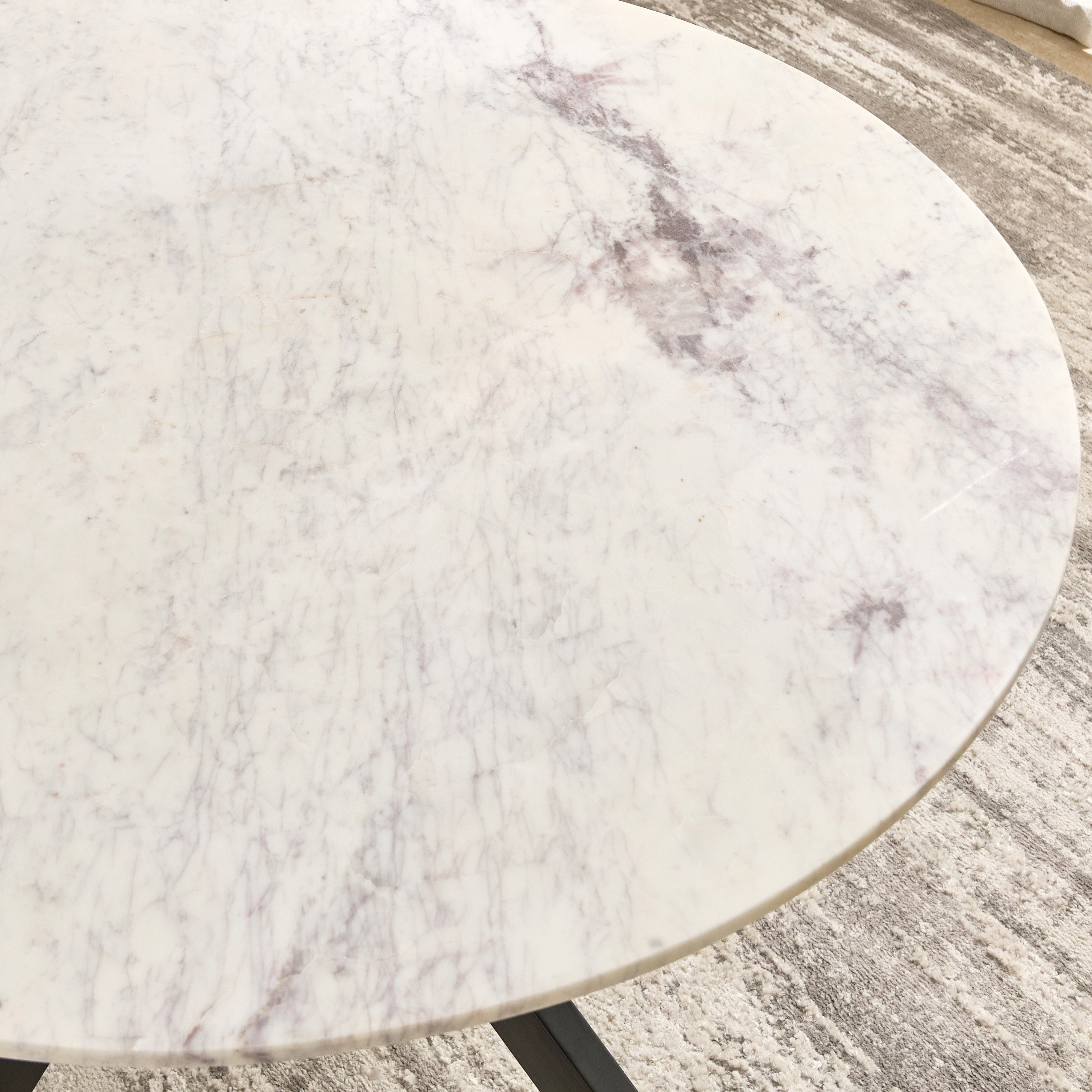Cavon Portola Winchester 4-Seater Genuine Marble Top Dining Set-hbxdiningroom-diningtablesandsets-diningsets-fourseater-image-5