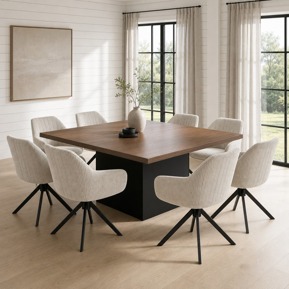 Winchester 8-Seater Square Dining Set-hbxfurniture-diningtablesandsets-diningsets-eightseater-image-1