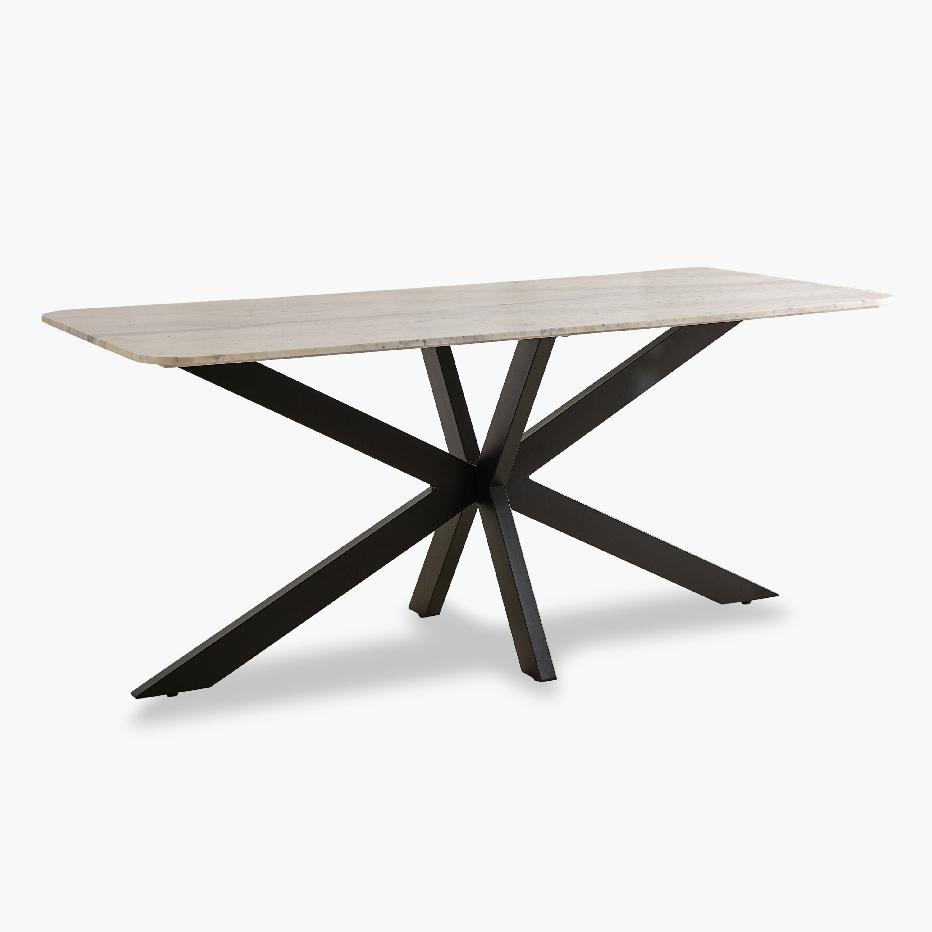 Paul Winchester 6-Seater Genuine Marble Top Dining Set-hbxfurniture-diningtablesandsets-diningsets-sixseater-image-7