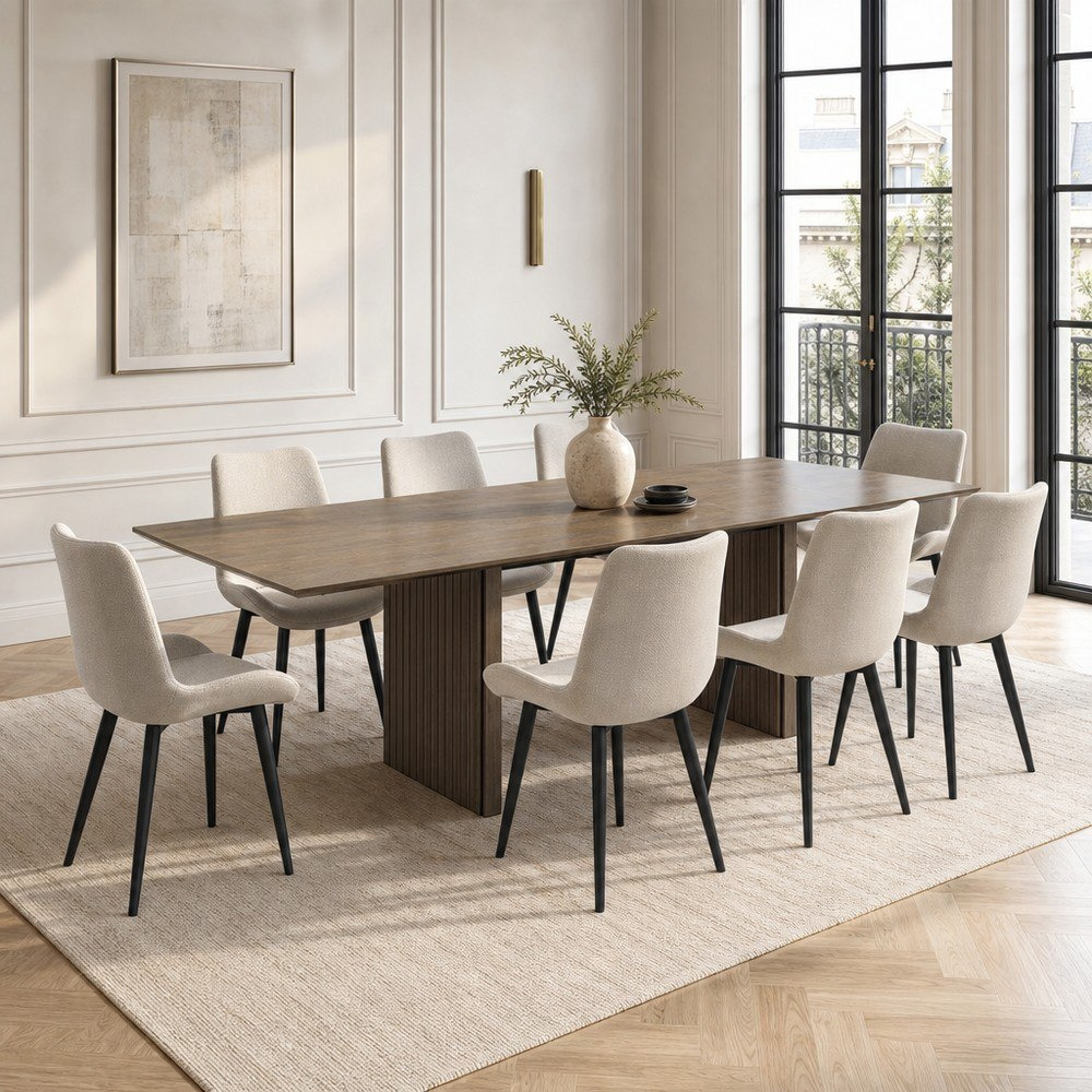 Ashwell Roma 8-Seater Extendable Dining Set-hbxfurniture-diningtablesandsets-diningsets-eightseater-image-4
