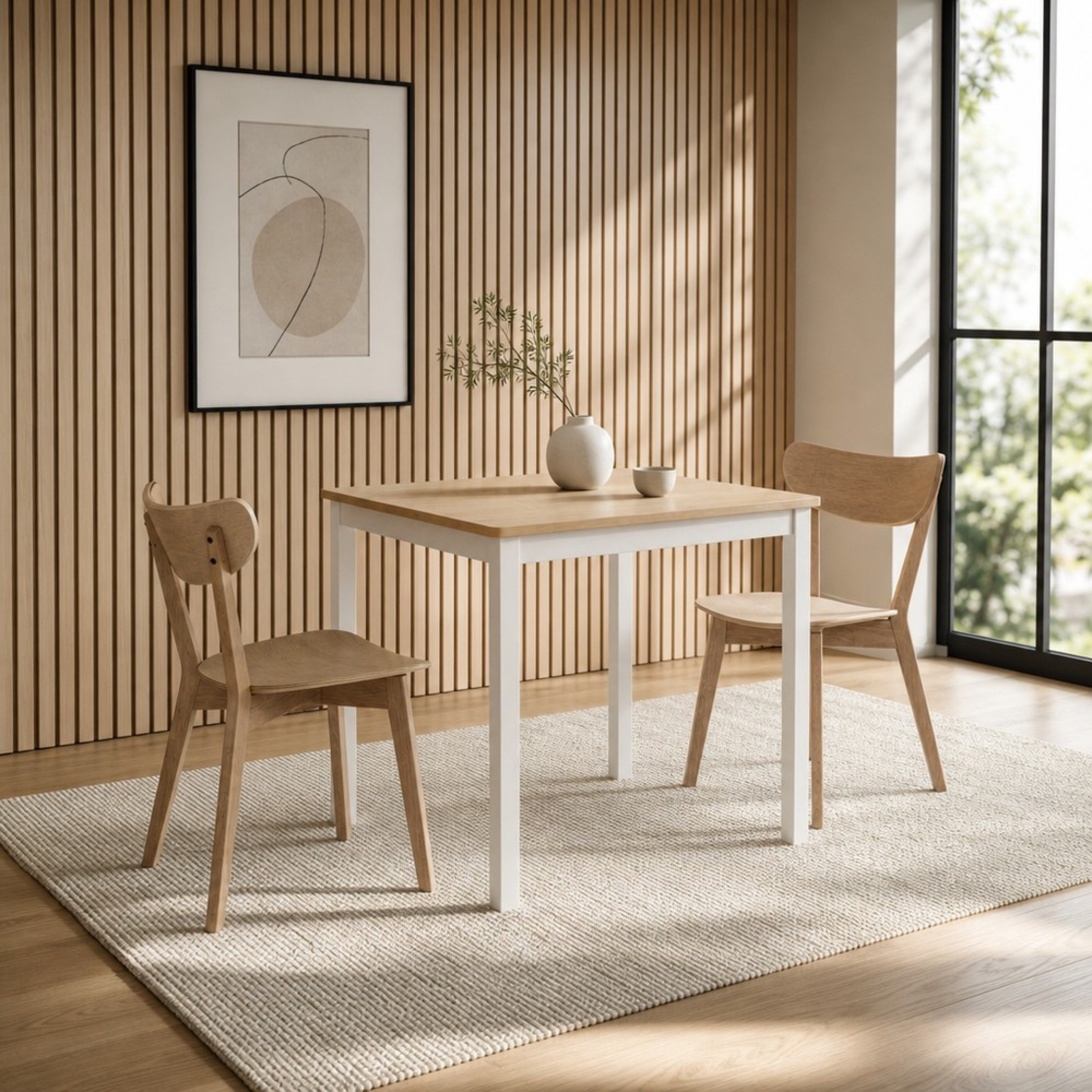 Movo Nesta Luma 2-Seater Dining Set-hbxfurniture-diningtablesandsets-diningsets-twoseater-image-1