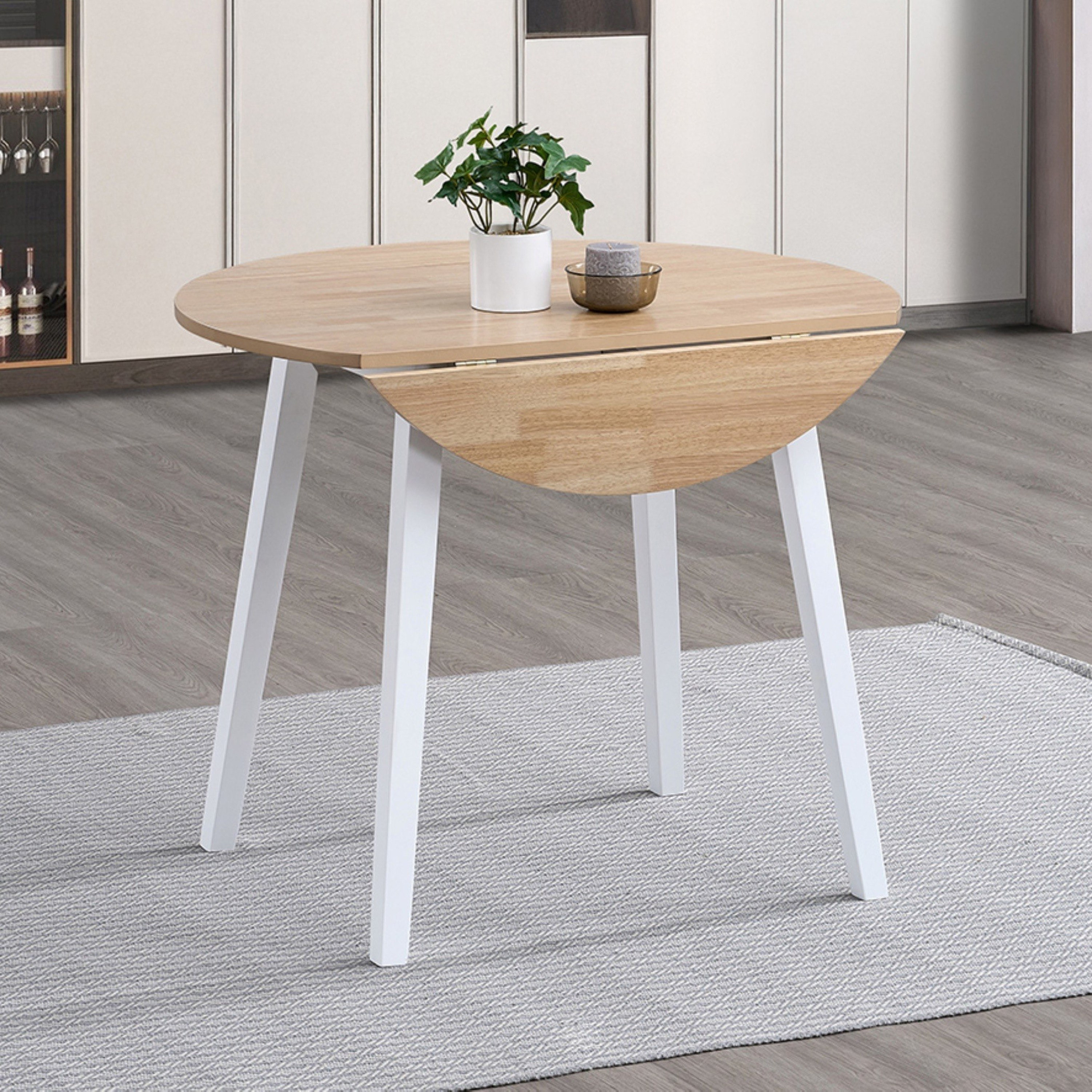 Movo Nesta Luma 2-Seater Foldable Round Dining Set-hbxfurniture-diningtablesandsets-diningsets-twoseater-image-2