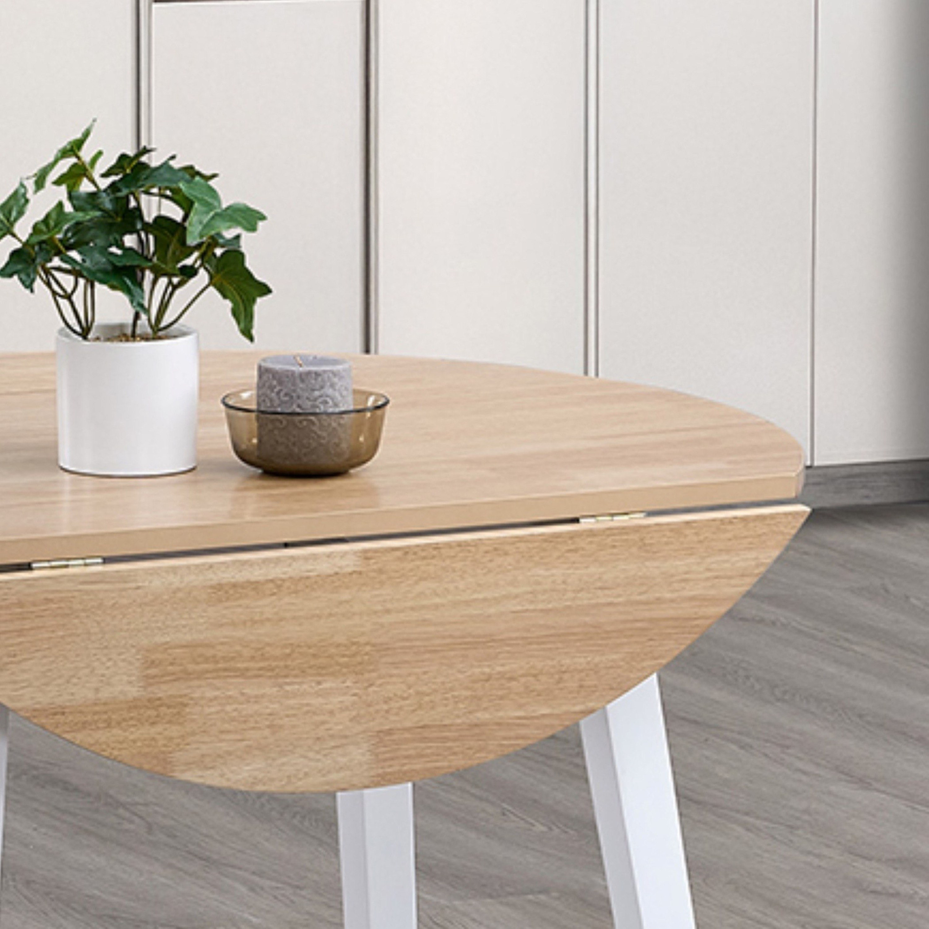 Movo Nesta Luma 2-Seater Foldable Round Dining Set-hbxfurniture-diningtablesandsets-diningsets-twoseater-image-3