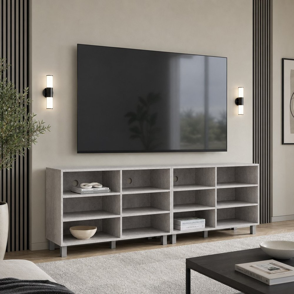 Movo Vegas 1.2 Meter High TV Unit for TV up to 50 inches-hbxlivingroom-mediaunitsandstorage-tvunits-image-1