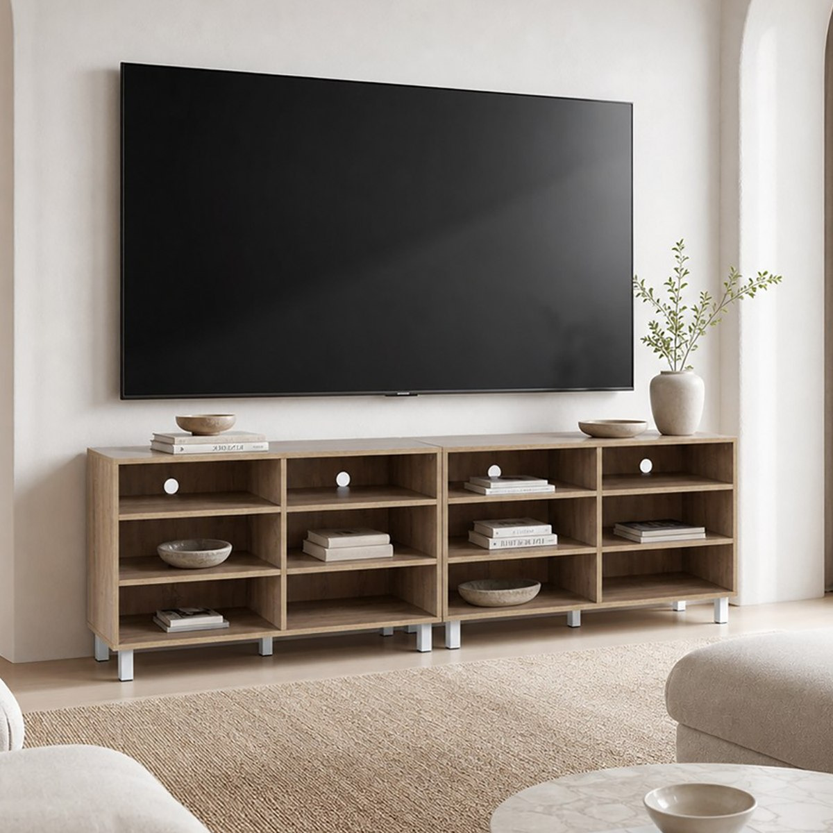 Movo Vegas 1.2 Meter High TV Unit for TV up to 50 inches-hbxlivingroom-mediaunitsandstorage-tvunits-image-1