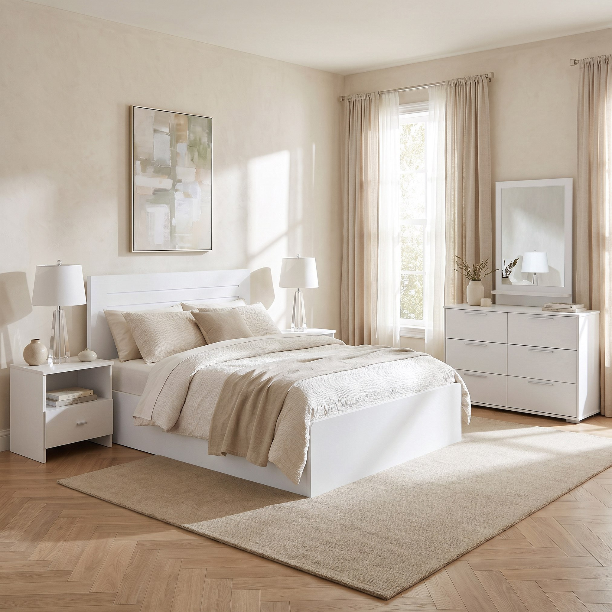 Frankfurt Patara 5-Piece Queen Bedroom Package-hbxfurniture-bedsandbedsets-bedroomsets-queen-image-1