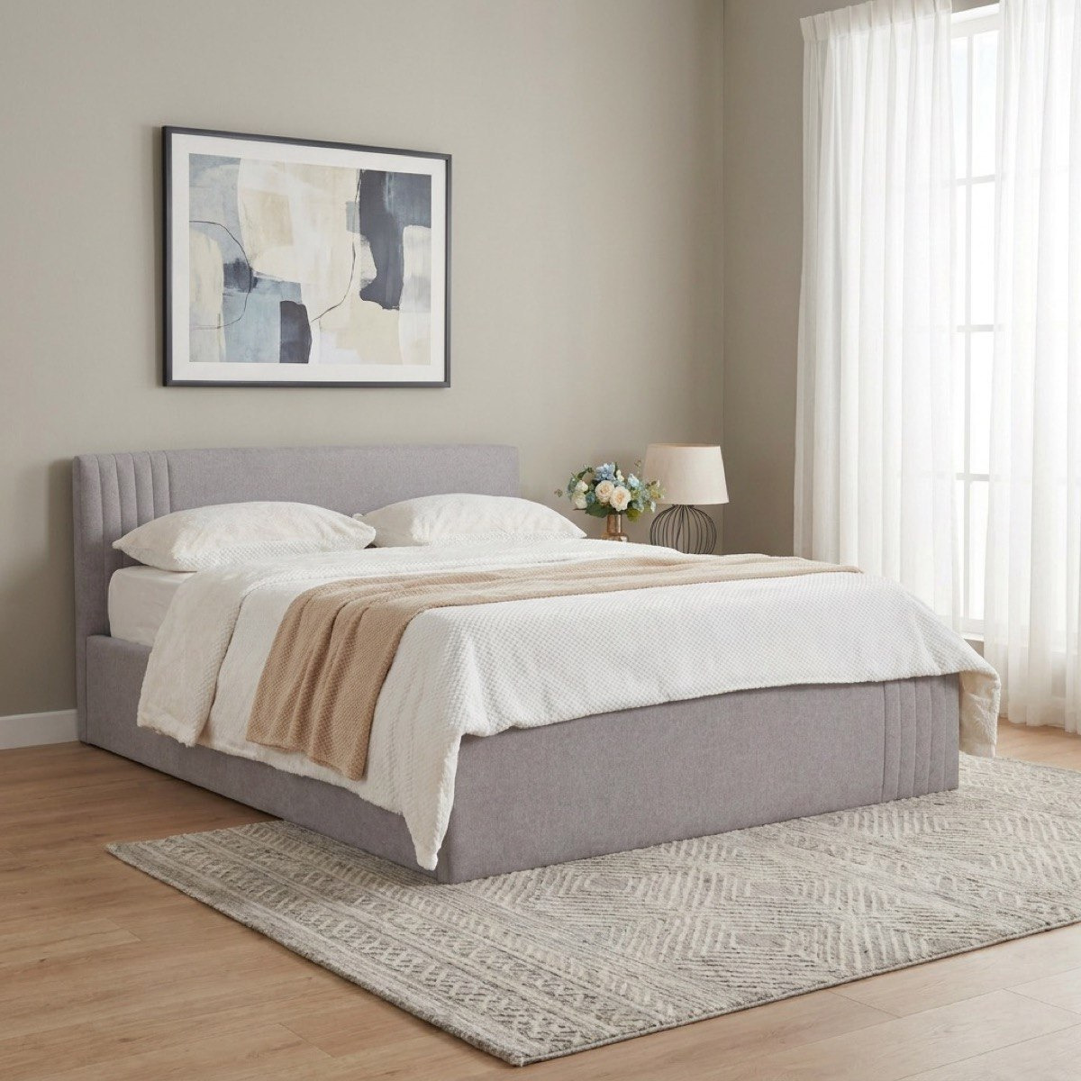 Frankfurt 5-Piece Upholstered Queen Hydraulic Bedroom Package-hbxfurniture-bedsandbedsets-bedroomsets-queen-image-2