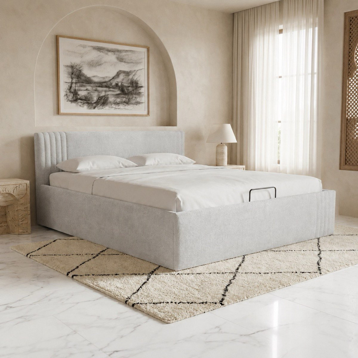 Frankfurt 5-Piece King Upholstered Hydraulic Bedroom Package-hbxbedroom-bedsandbedsets-bedroomsets-king-image-2