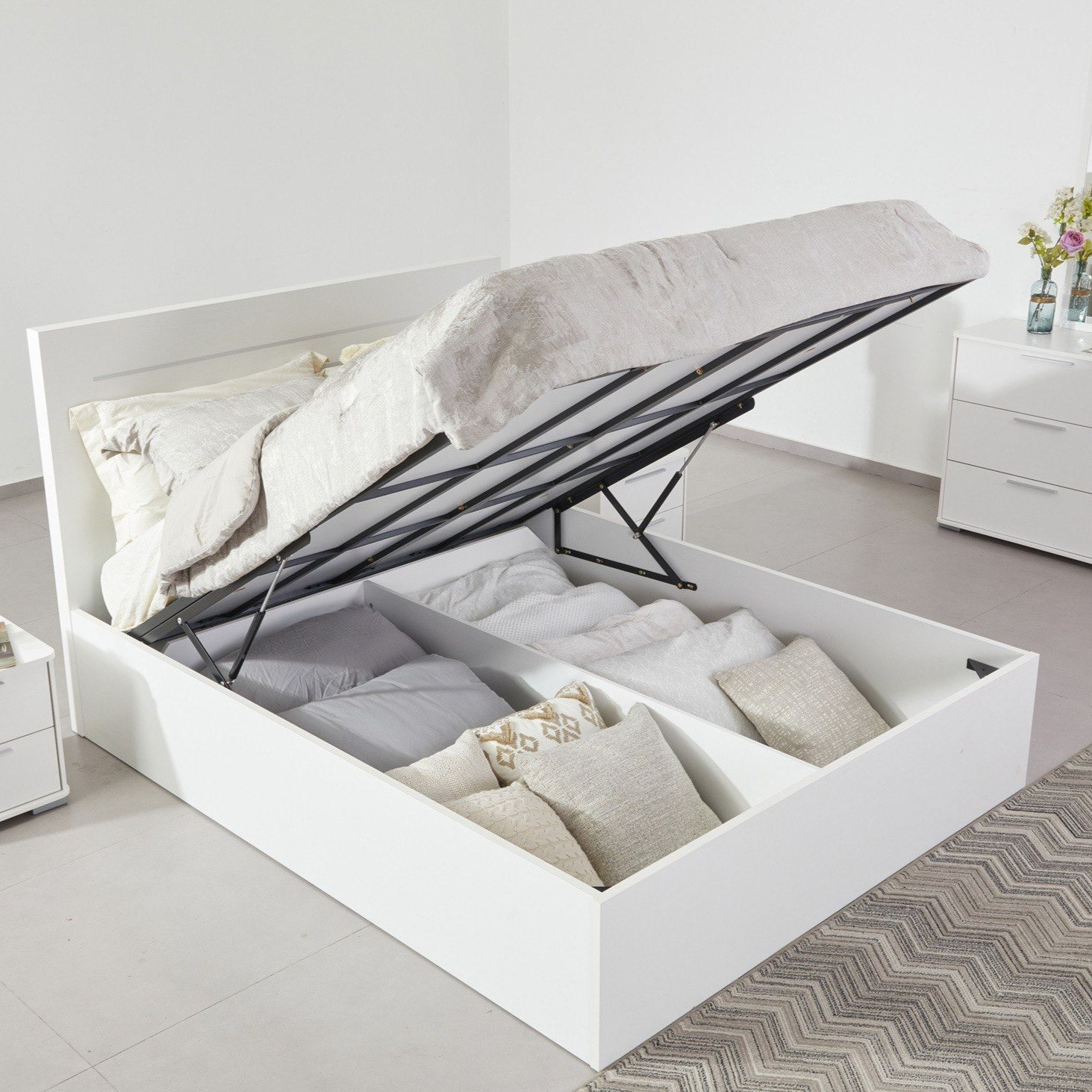 Frankfurt Patara 5-Piece Queen Hydraulic Bedroom Package-hbxfurniture-bedsandbedsets-bedroomsets-queen-image-3
