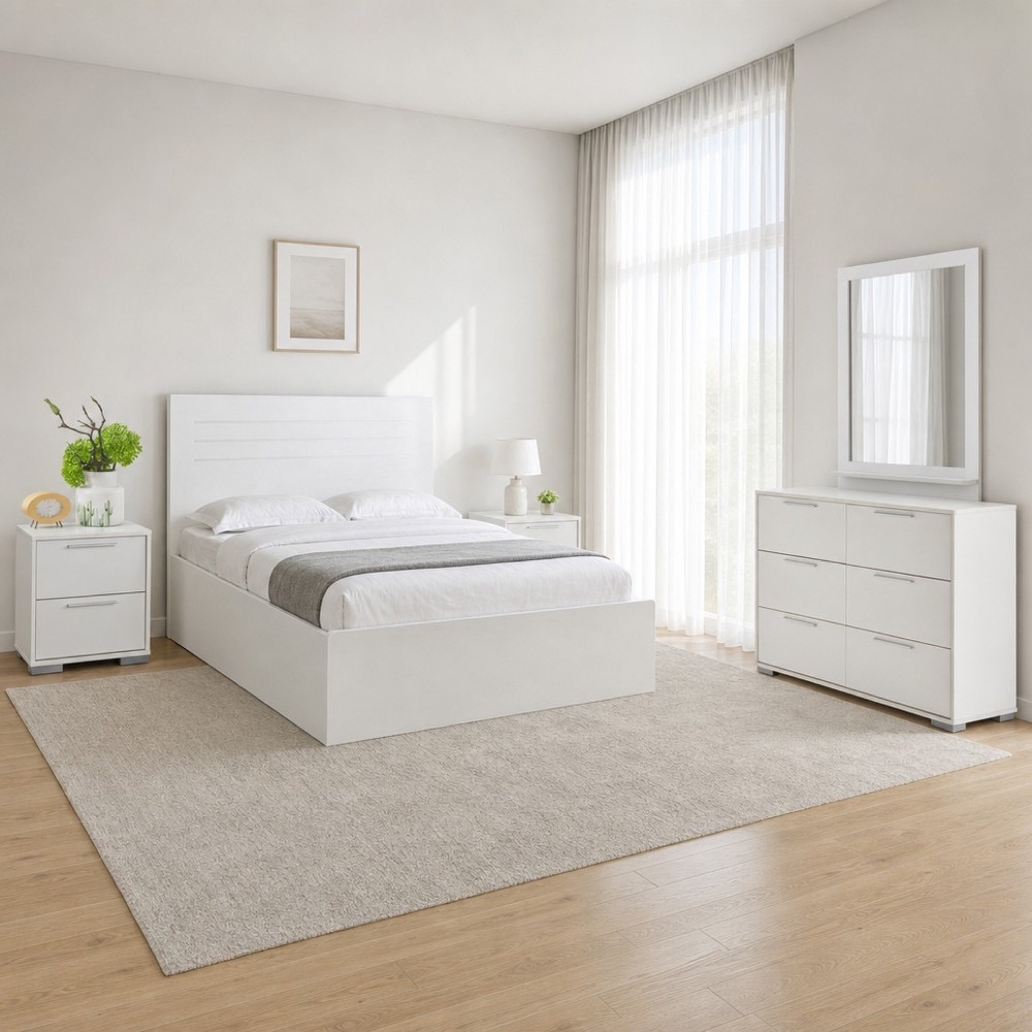 Frankfurt Patara 5-Piece Queen Bedroom Package-hbxfurniture-bedsandbedsets-bedroomsets-queen-image-1