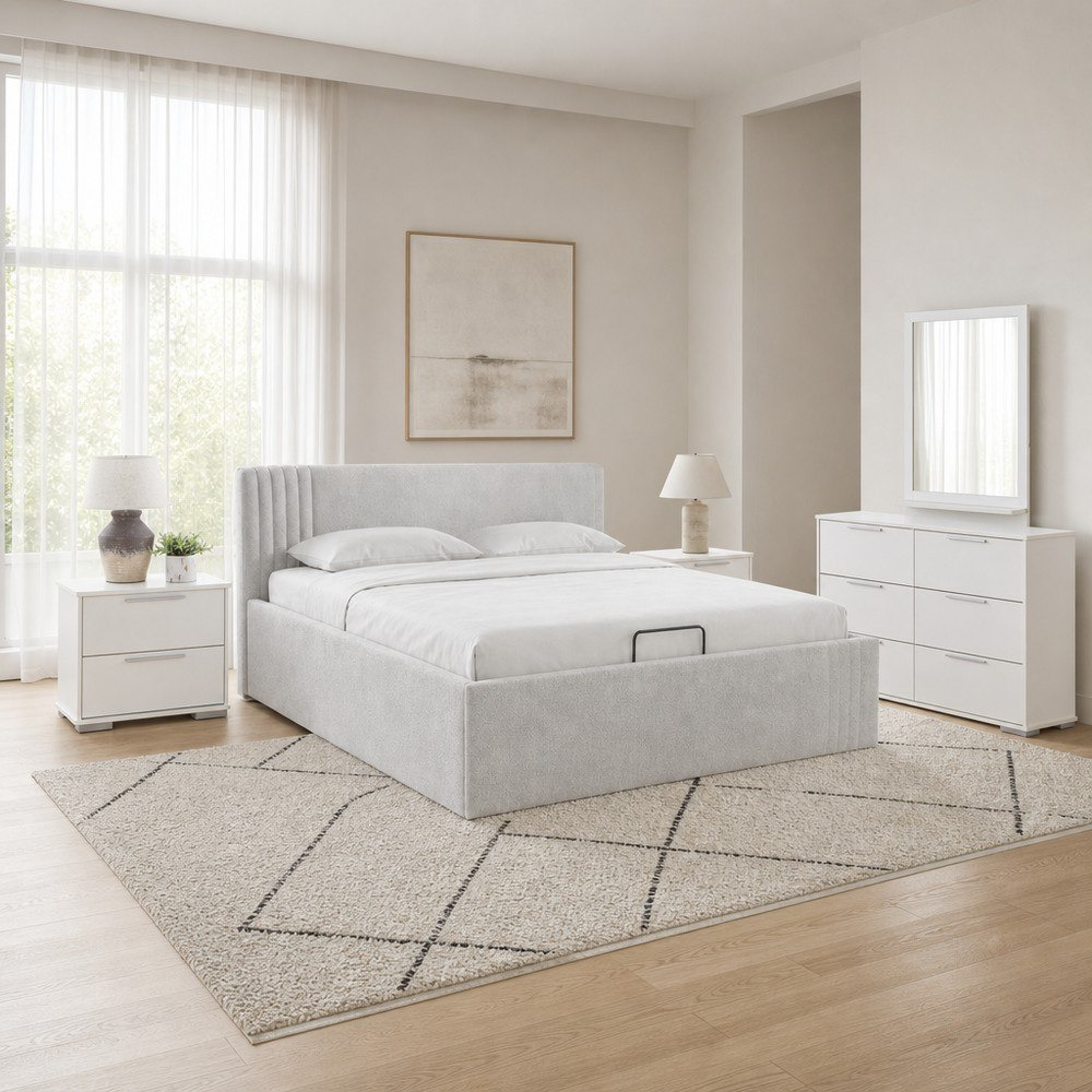 Frankfurt 5-Piece King Upholstered Hydraulic Bedroom Package-hbxbedroom-bedsandbedsets-bedroomsets-king-image-1